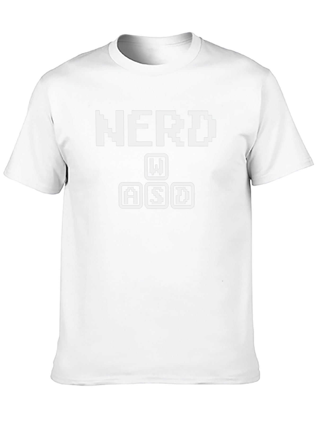 Nerd WASD Gaming T-Shirt - Black