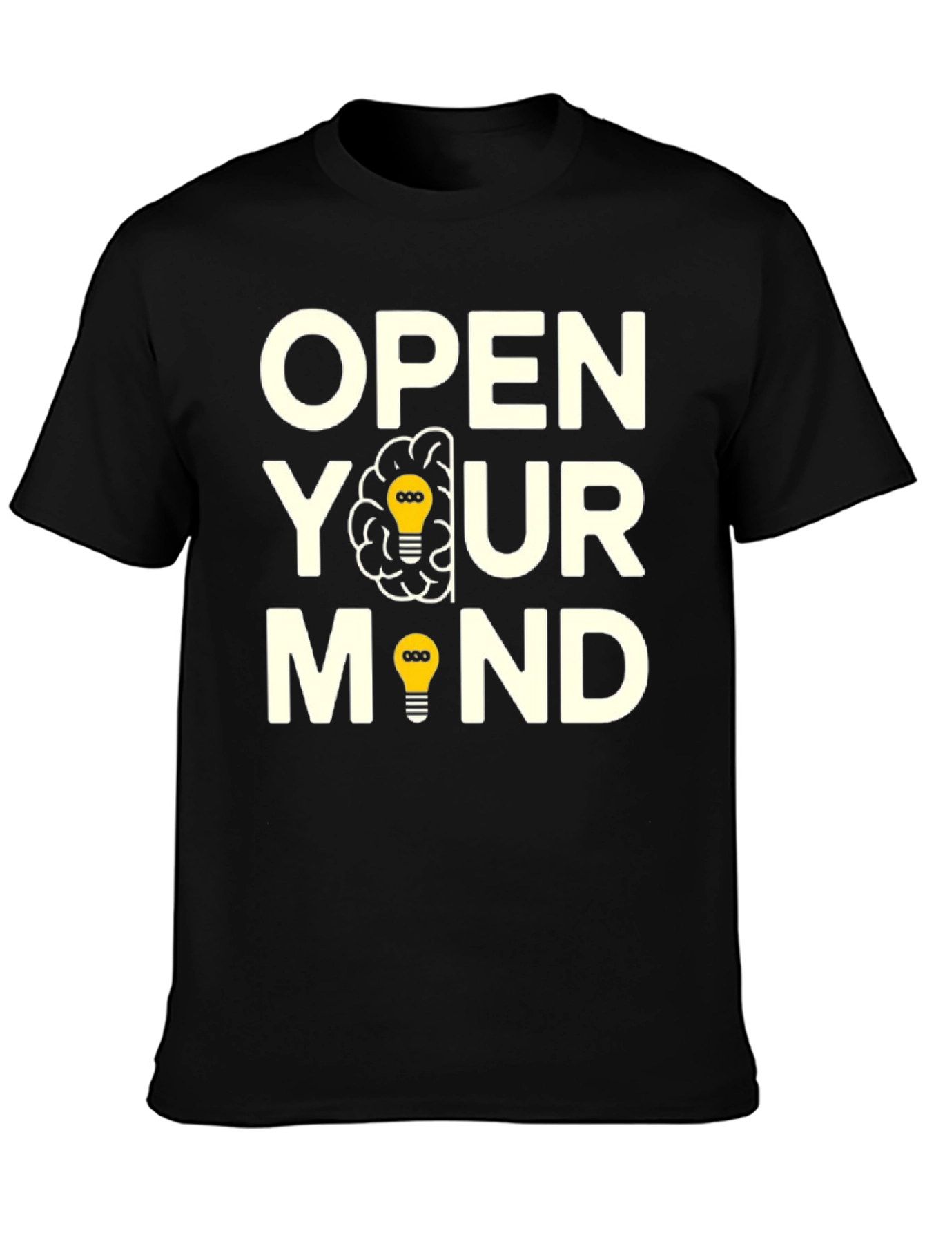 Open Your Mind Graphic T-Shirt - Creative Thinking Tee