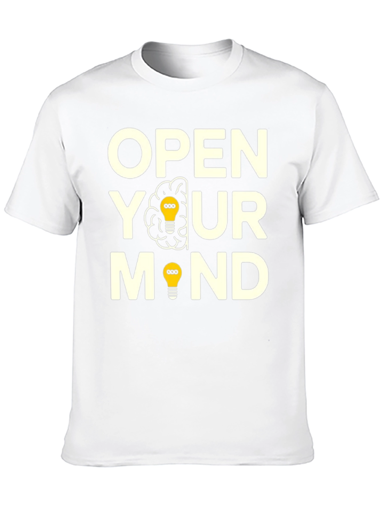 Open Your Mind Graphic T-Shirt - Creative Thinking Tee