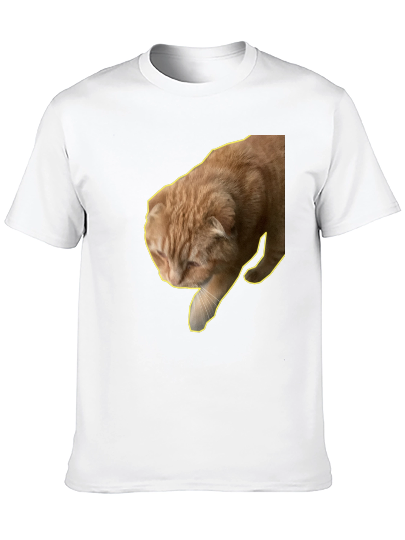 Cat Graphic T-Shirt - Unisex Black Tee