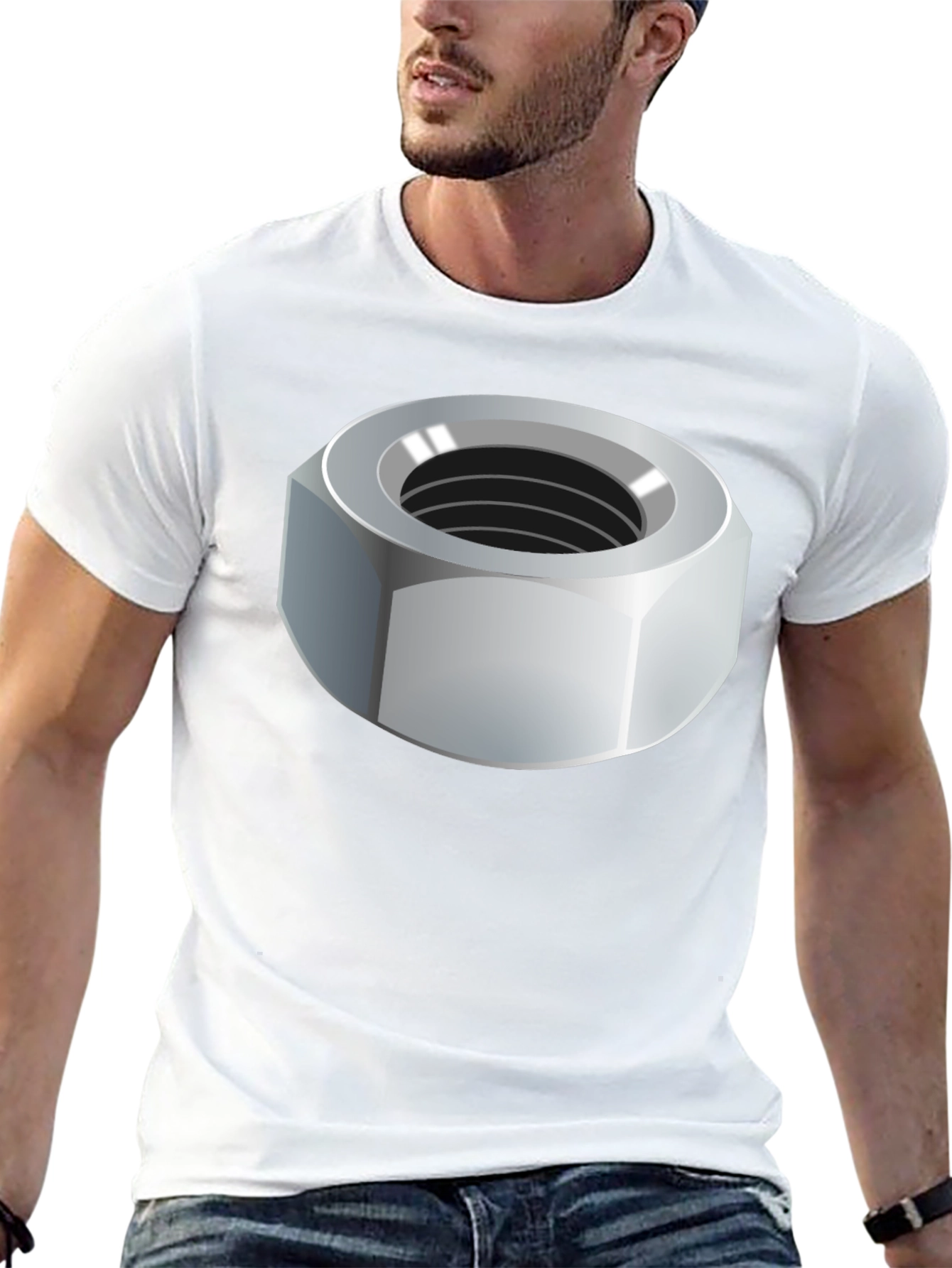 Nut Graphic T-Shirt - Unisex Black Tee