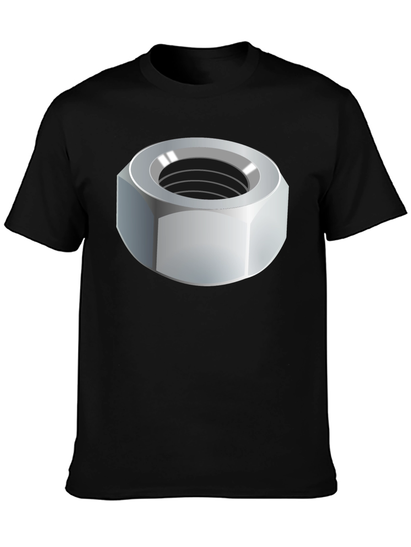 Nut Graphic T-Shirt - Unisex Black Tee