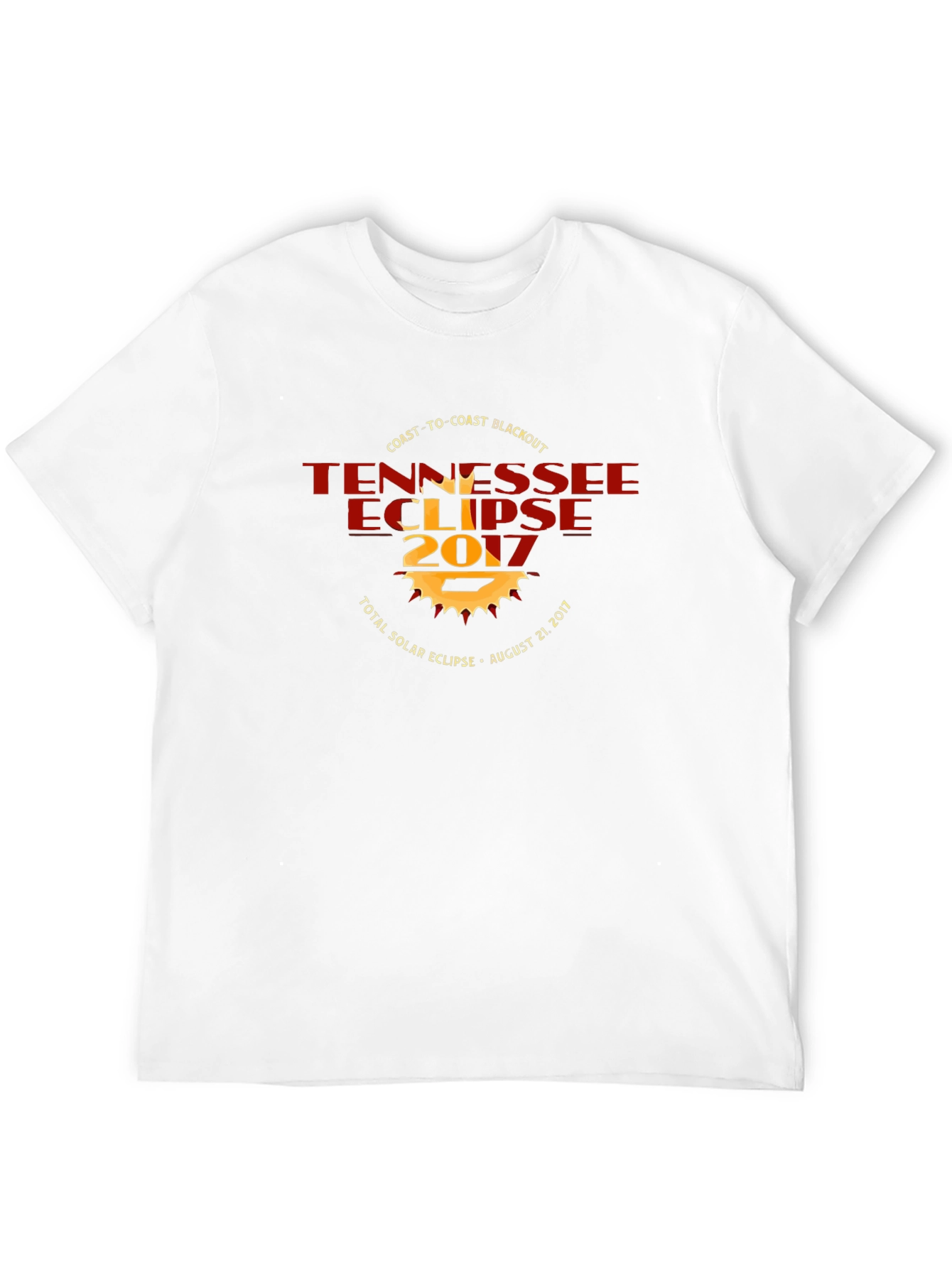 Tennessee Eclipse 2017 Black T-Shirt