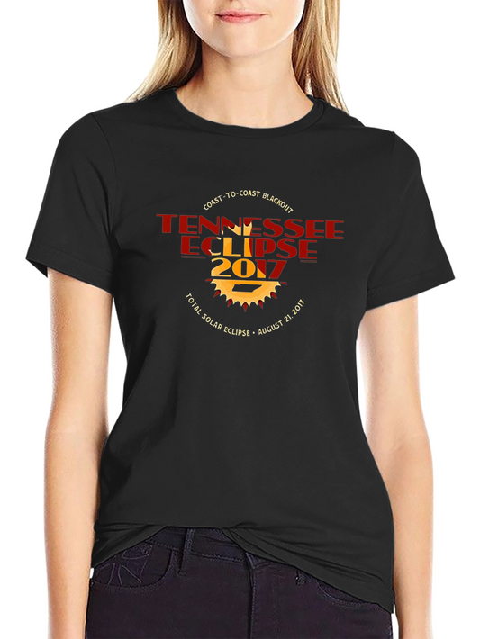 Tennessee Eclipse 2017 Black T-Shirt