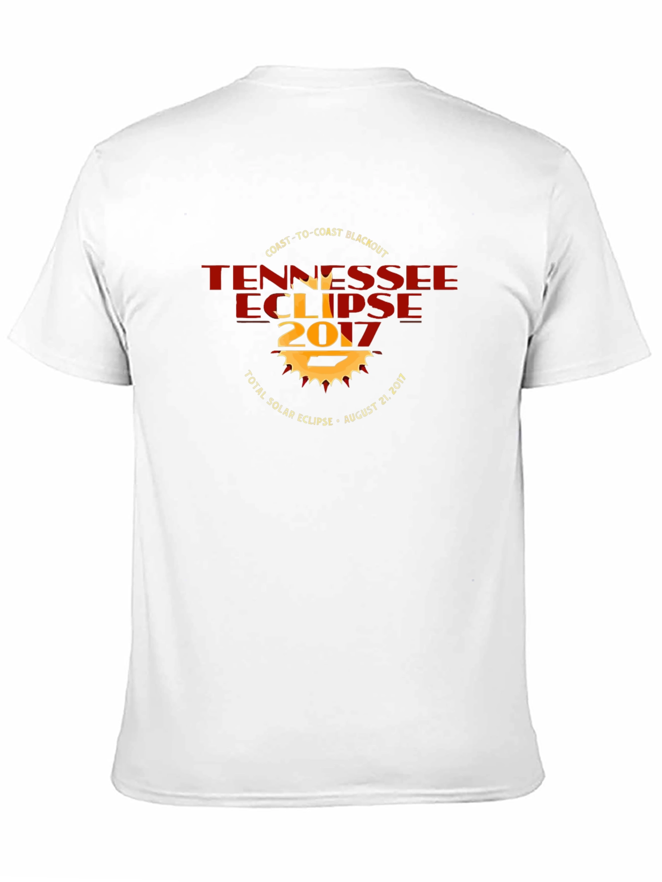 Tennessee Eclipse 2017 Black T-Shirt