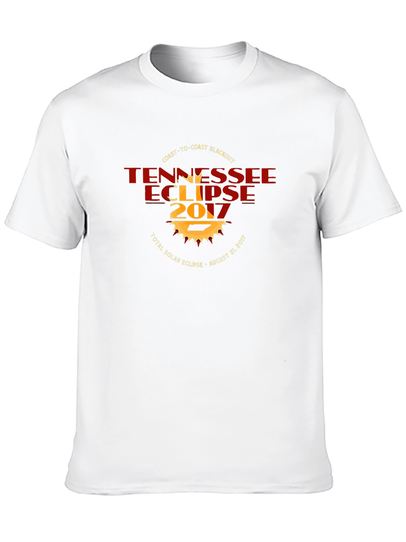 Tennessee Eclipse 2017 Black T-Shirt