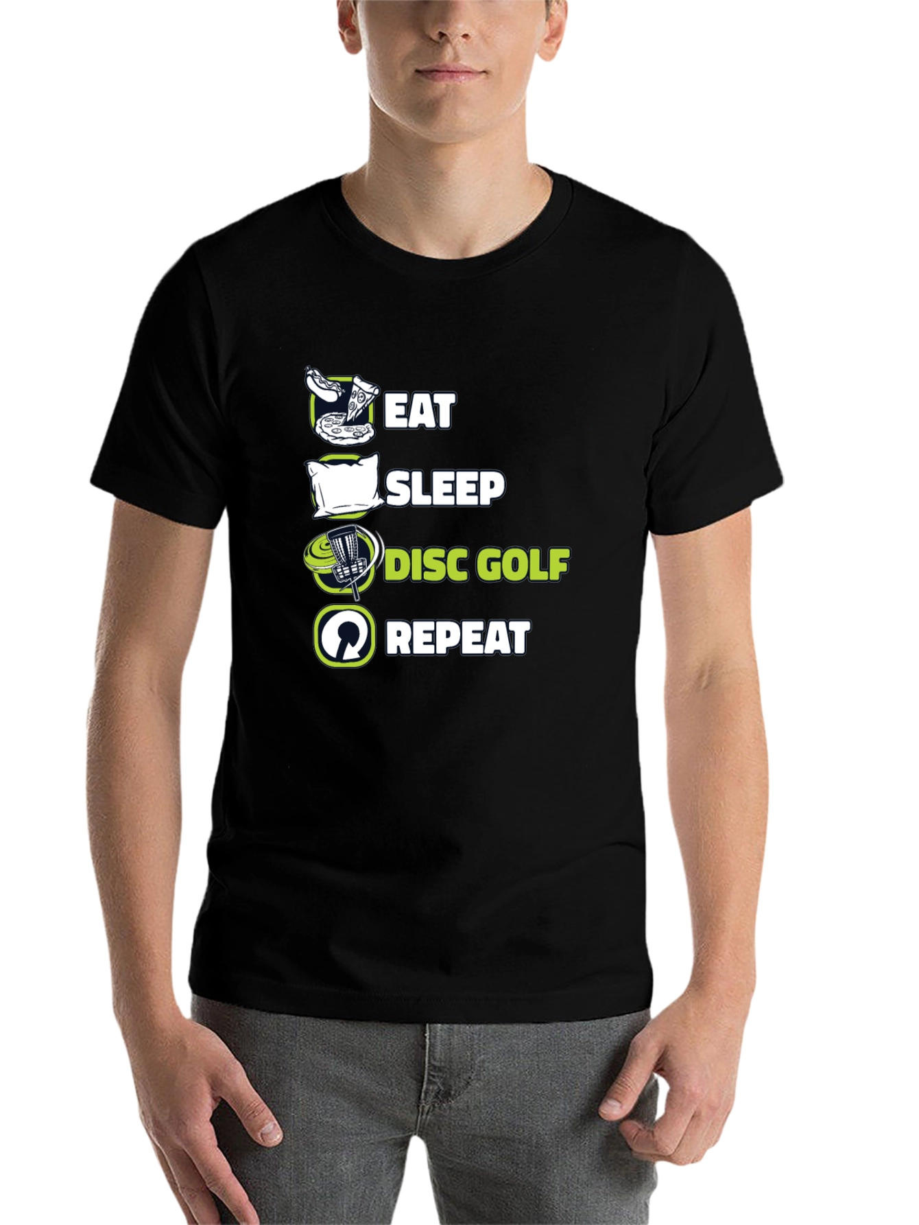 Eat Sleep Disc Golf Repeat T-Shirt