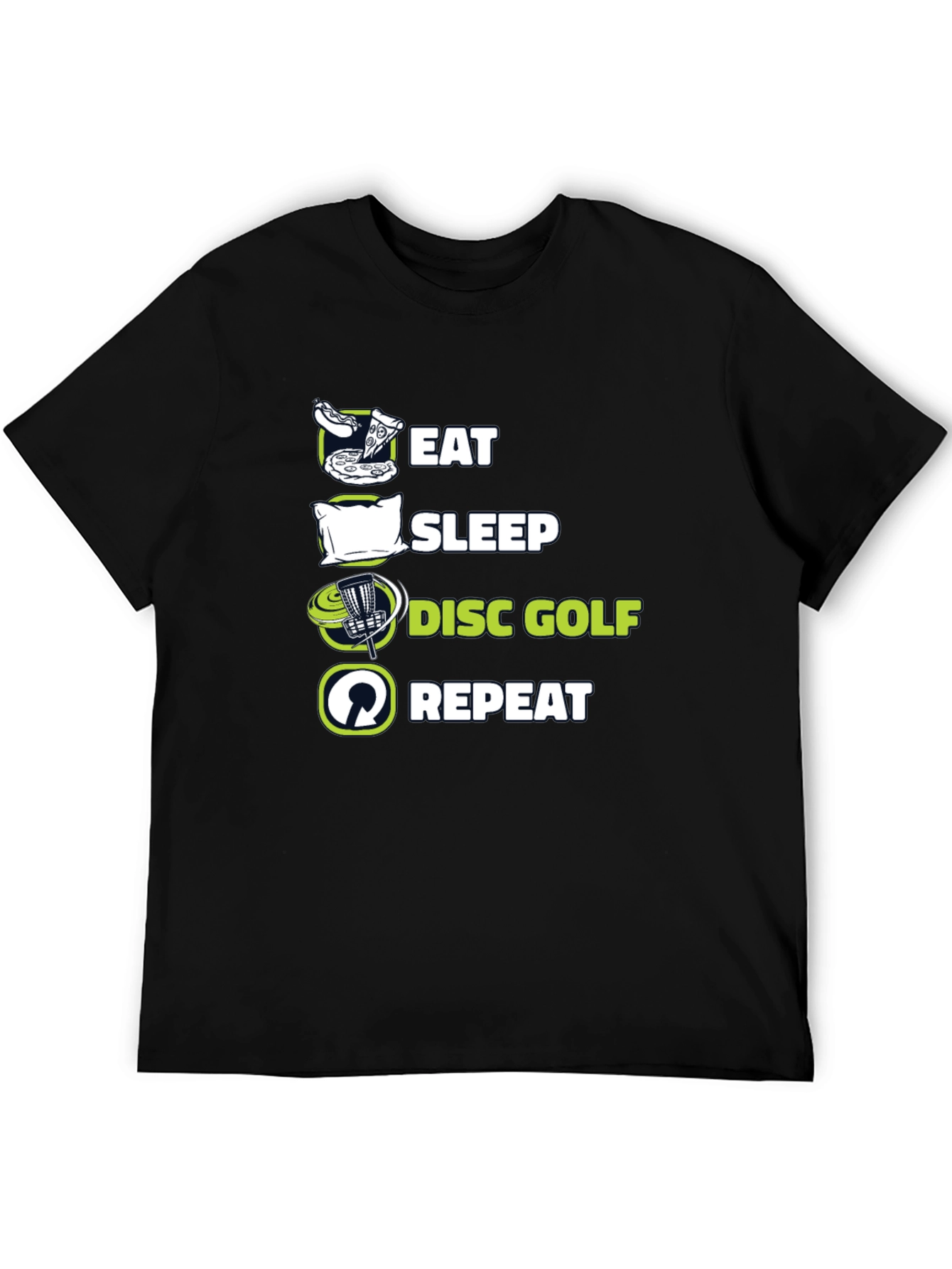 Eat Sleep Disc Golf Repeat T-Shirt