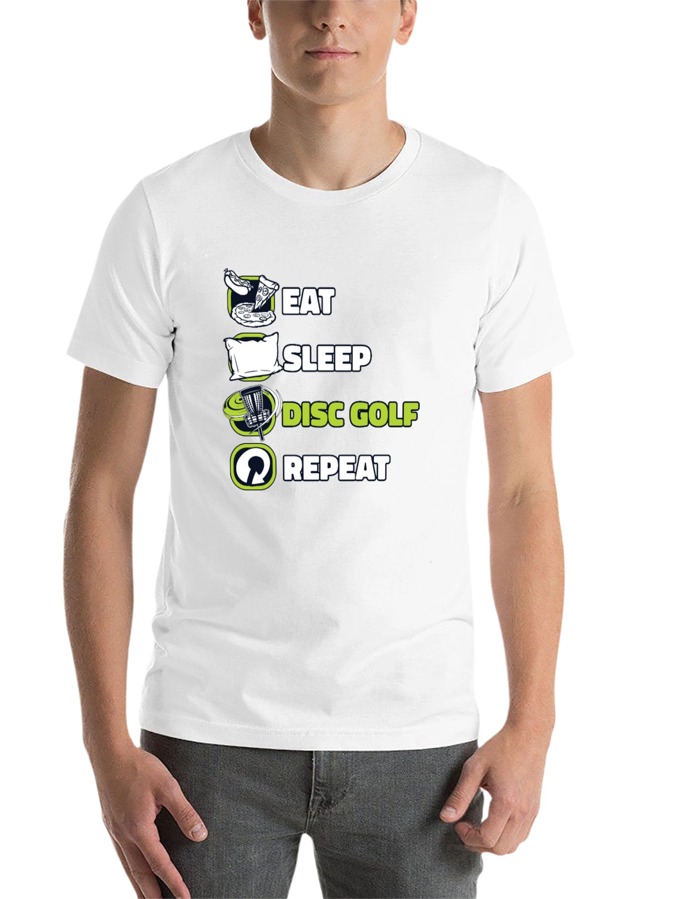 Eat Sleep Disc Golf Repeat T-Shirt
