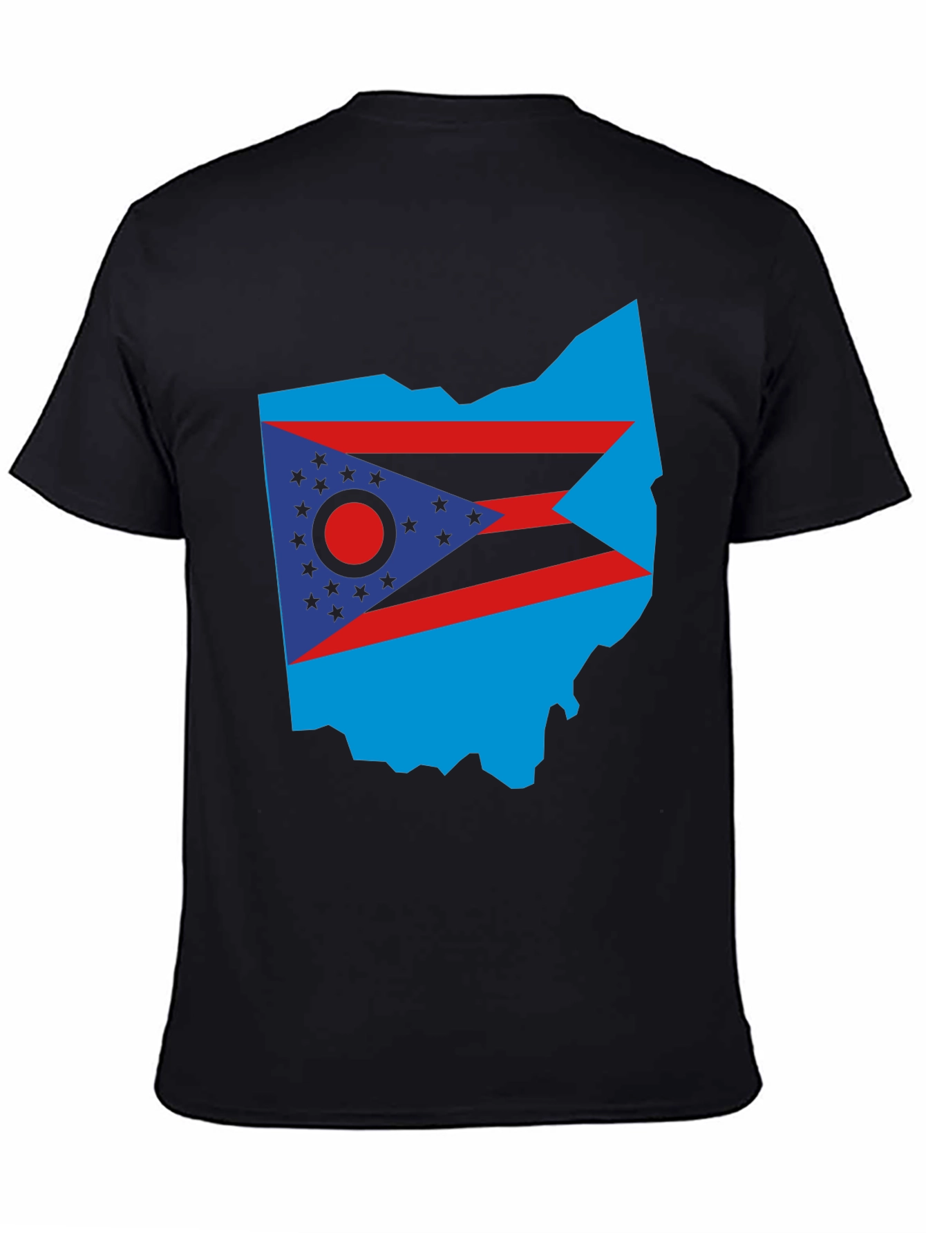 Ohio State Flag T-Shirt - Bold Patriotic Style