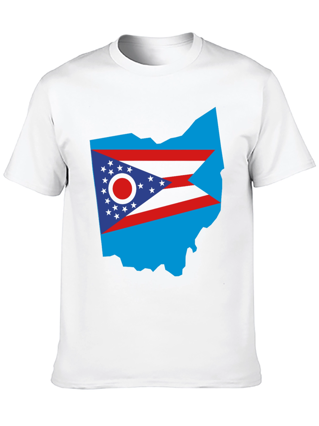 Ohio State Flag T-Shirt - Bold Patriotic Style