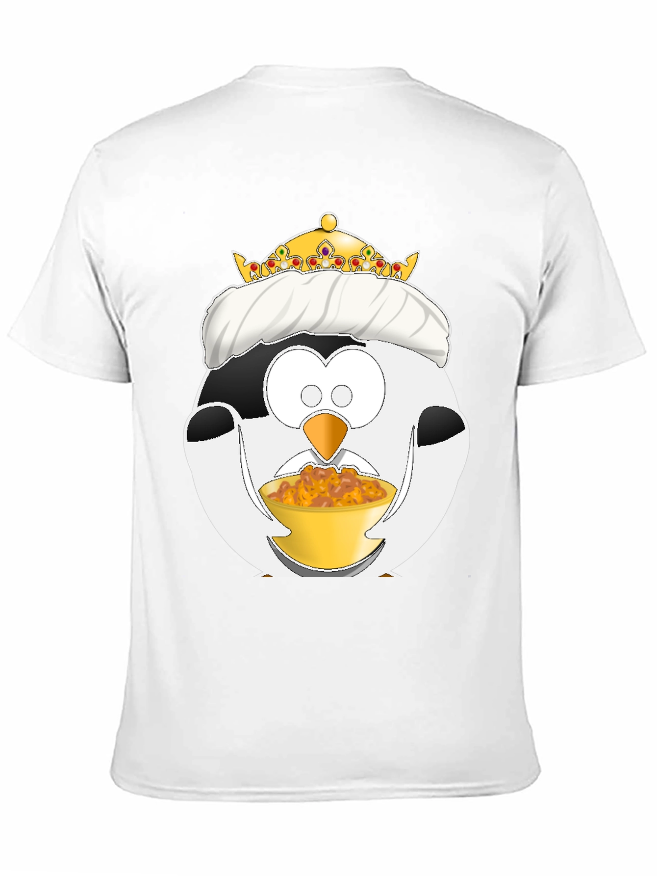 Funny Penguin King Graphic T-Shirt
