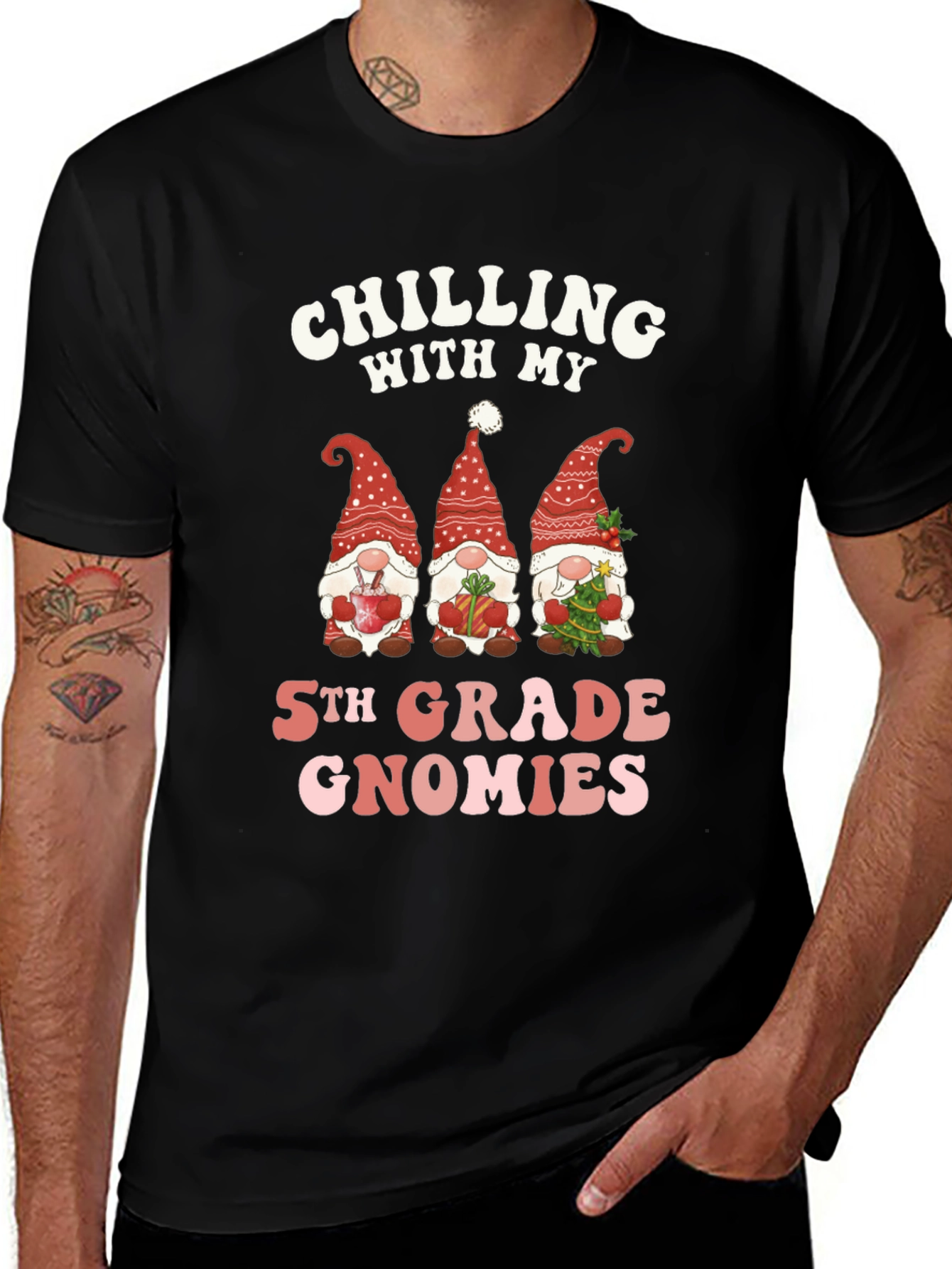 Chilling With My 5th Grade Gnomies T-Shirt