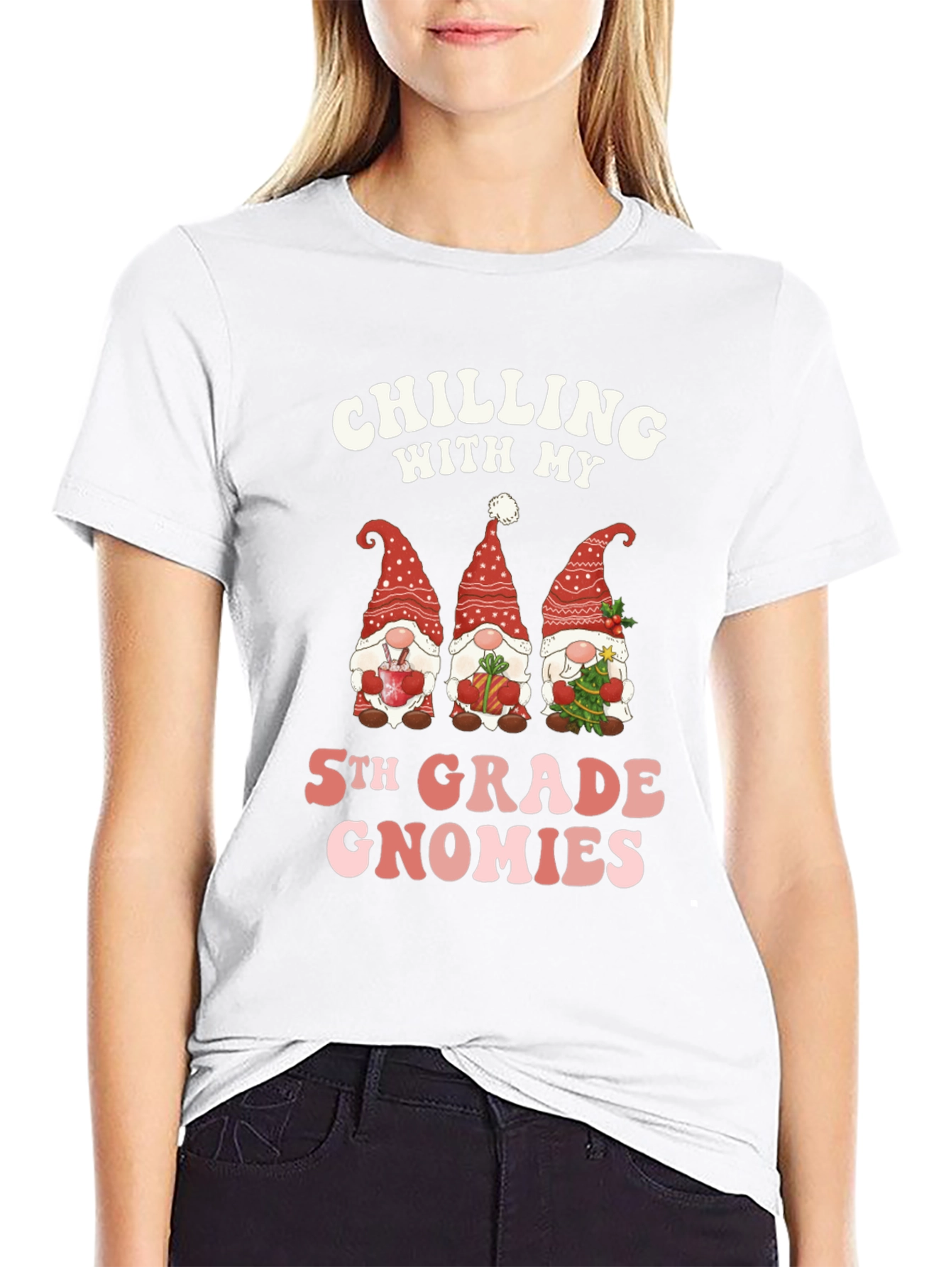 Chilling With My 5th Grade Gnomies T-Shirt
