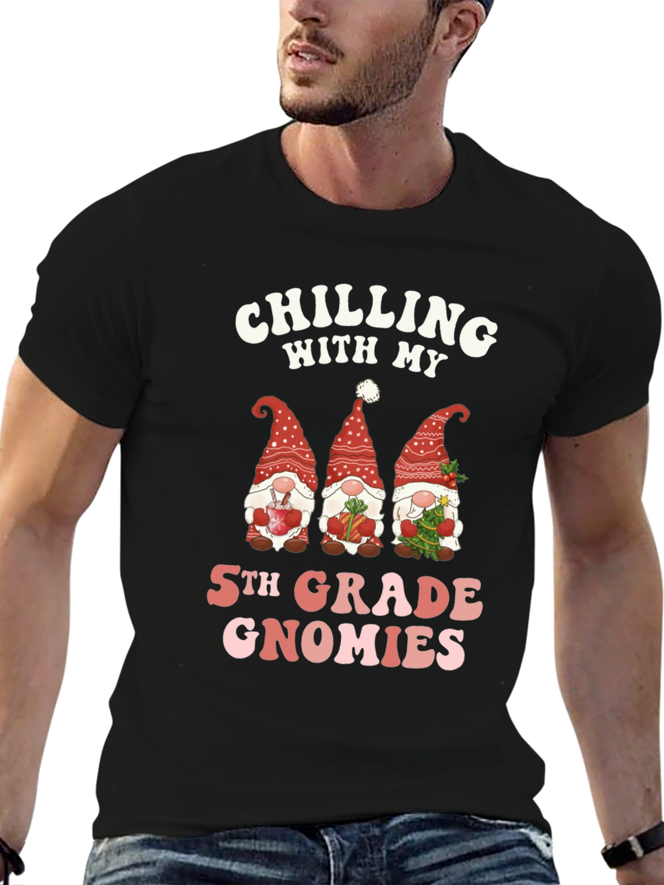 Chilling With My 5th Grade Gnomies T-Shirt