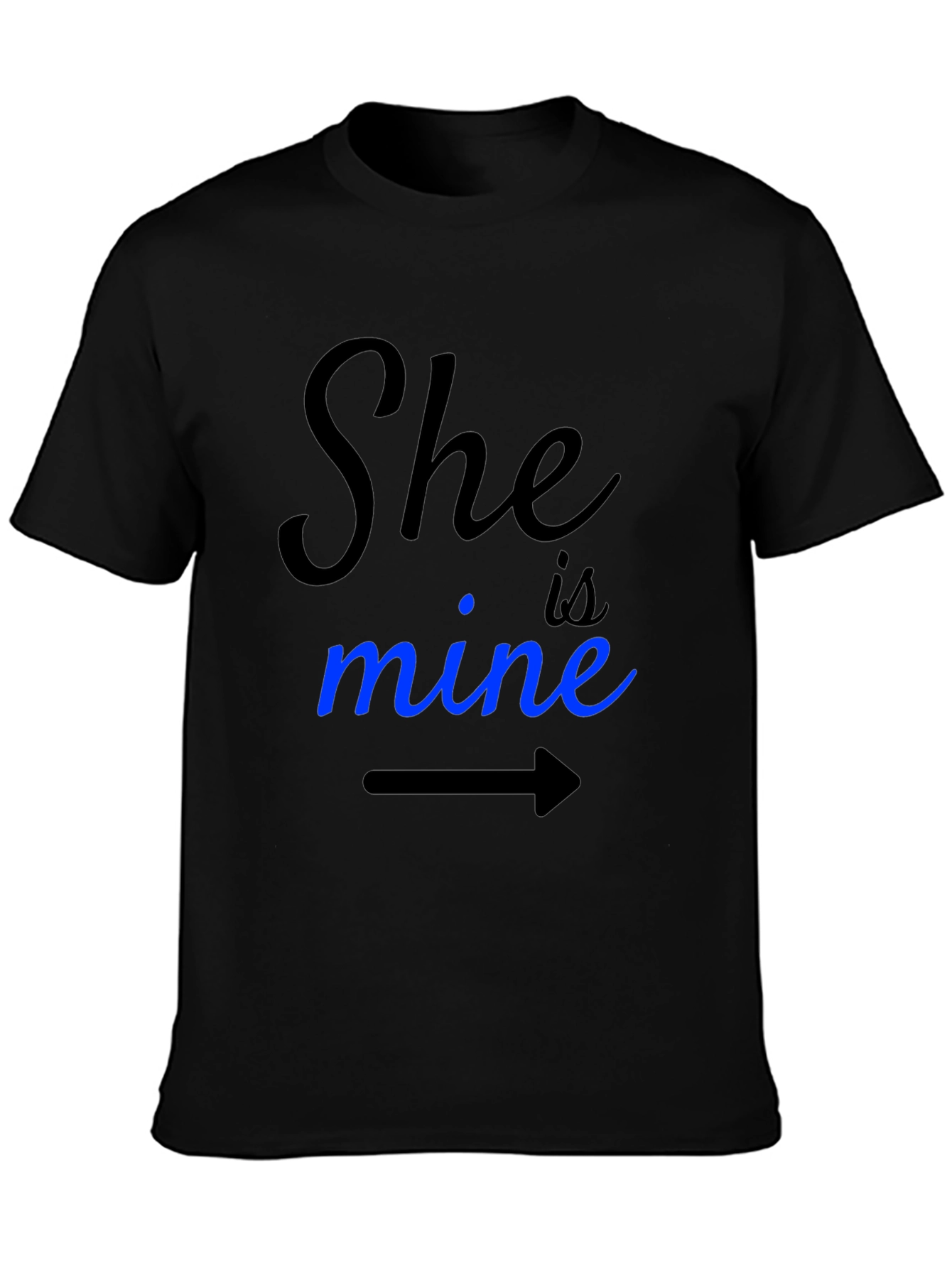 She Is Mine Graphic Tee - Couple Matching Shirt