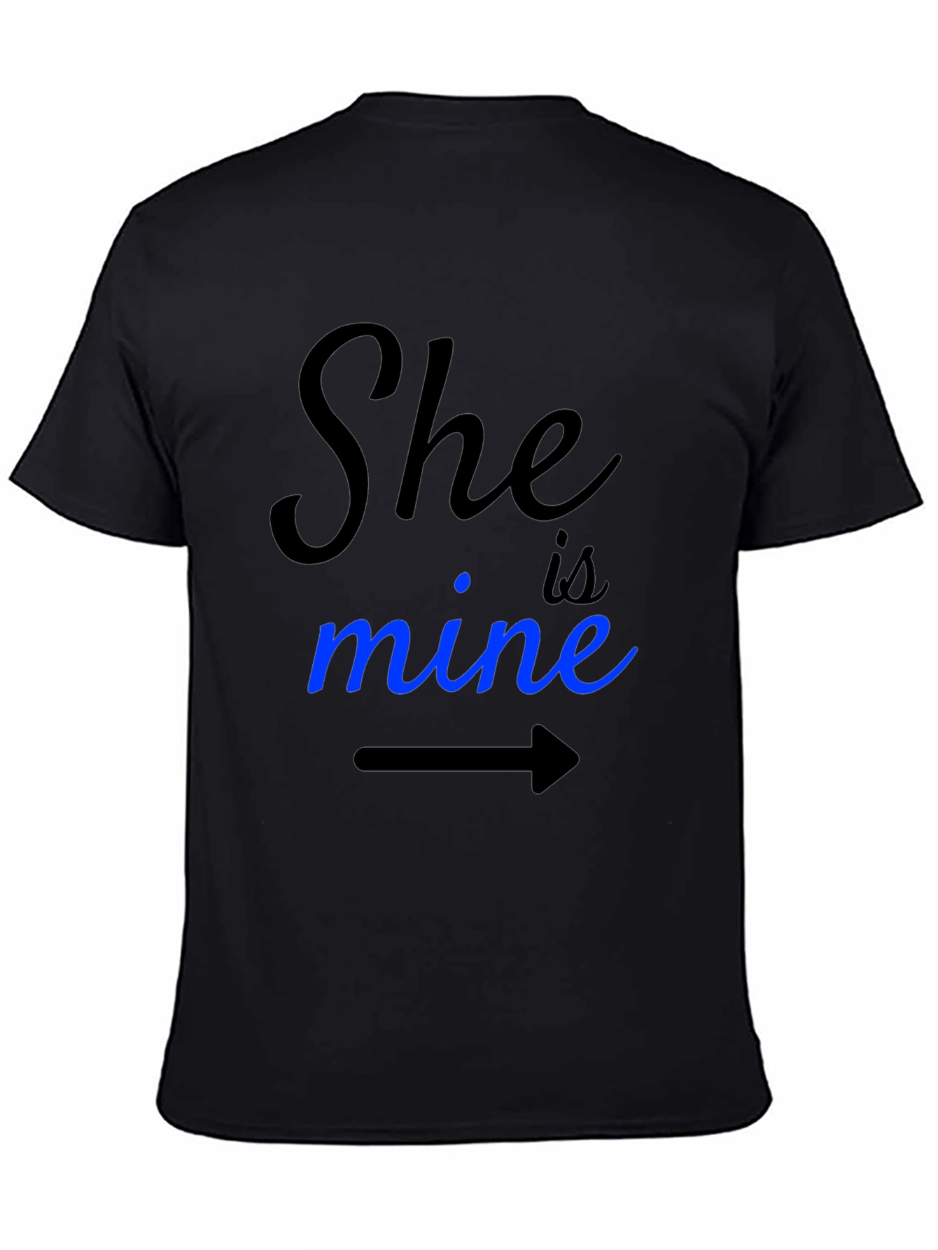 She Is Mine Graphic Tee - Couple Matching Shirt