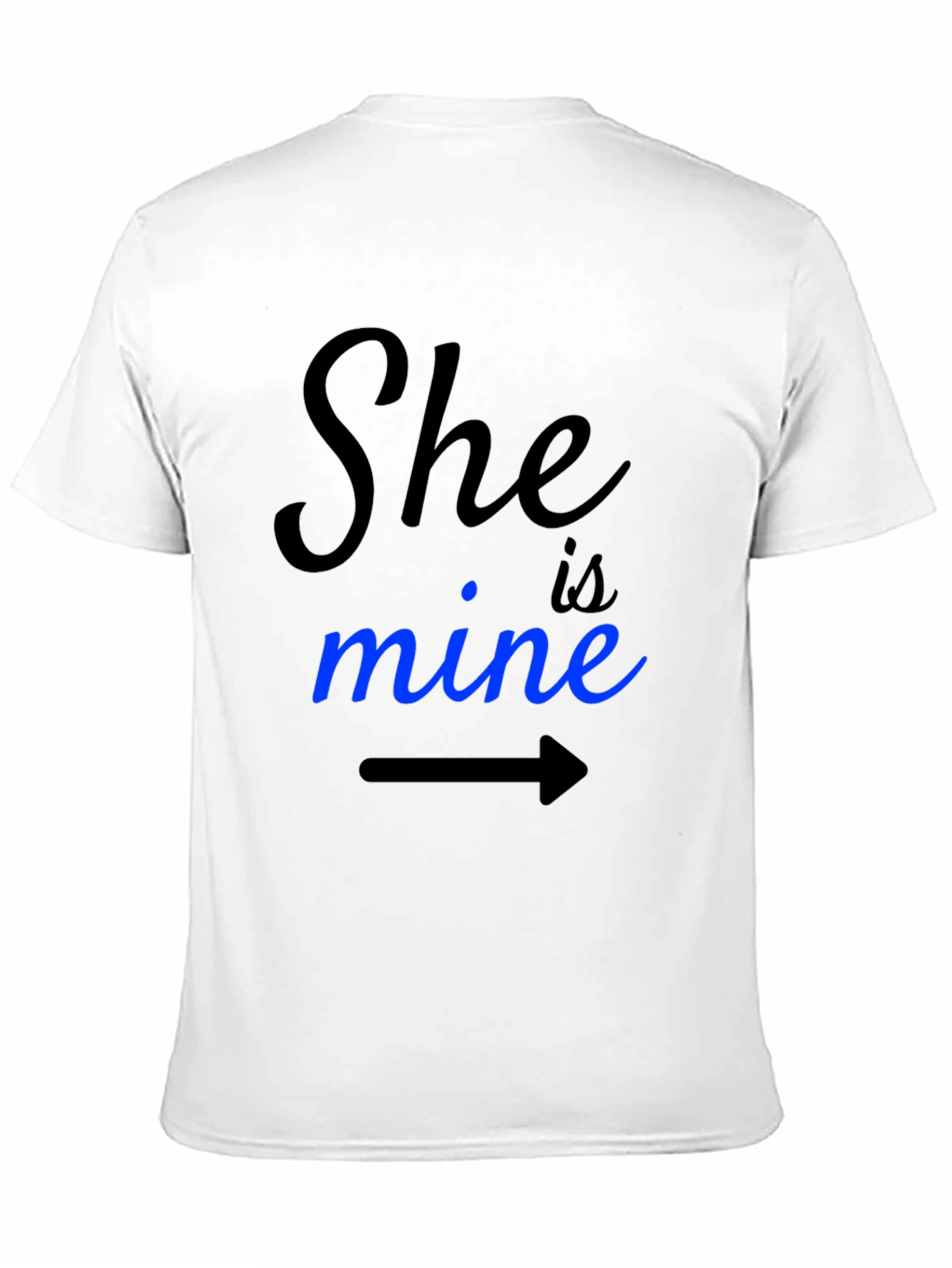 She Is Mine Graphic Tee - Couple Matching Shirt