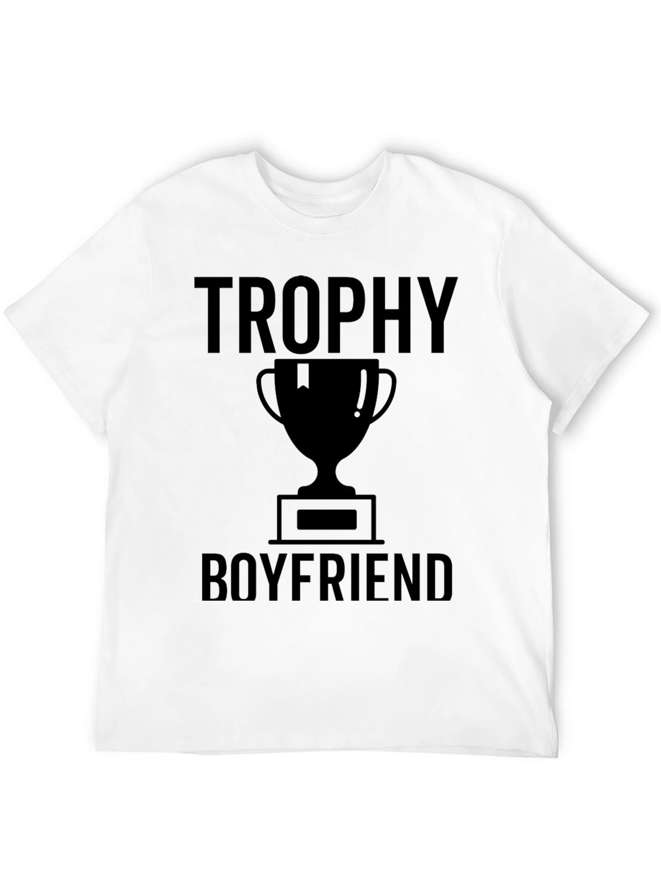 Trophy Boyfriend Graphic T-Shirt - Black