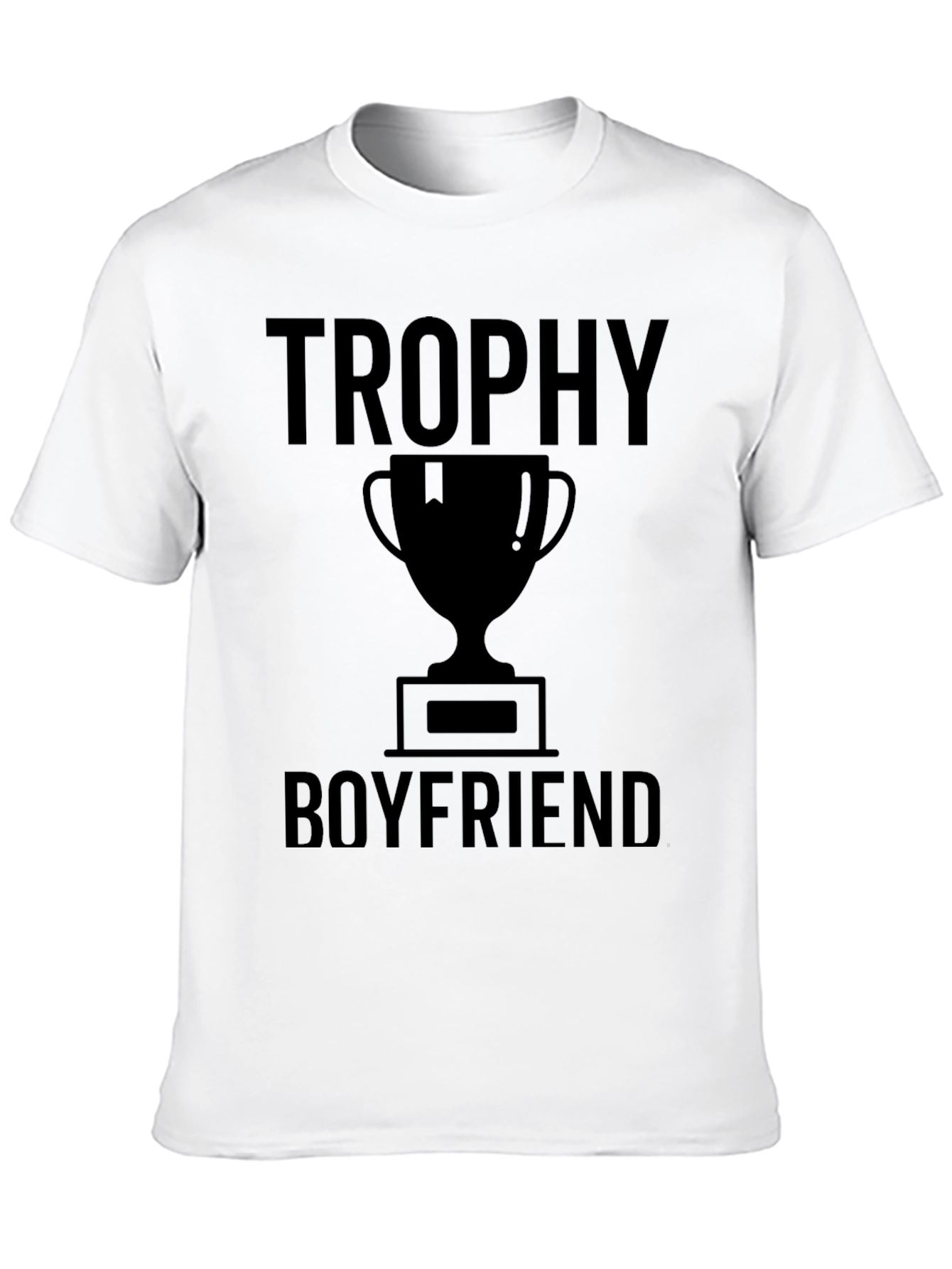 Trophy Boyfriend Graphic T-Shirt - Black