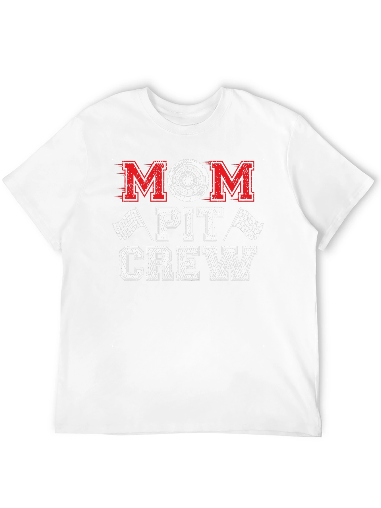 Mom Pit Crew Graphic T-Shirt