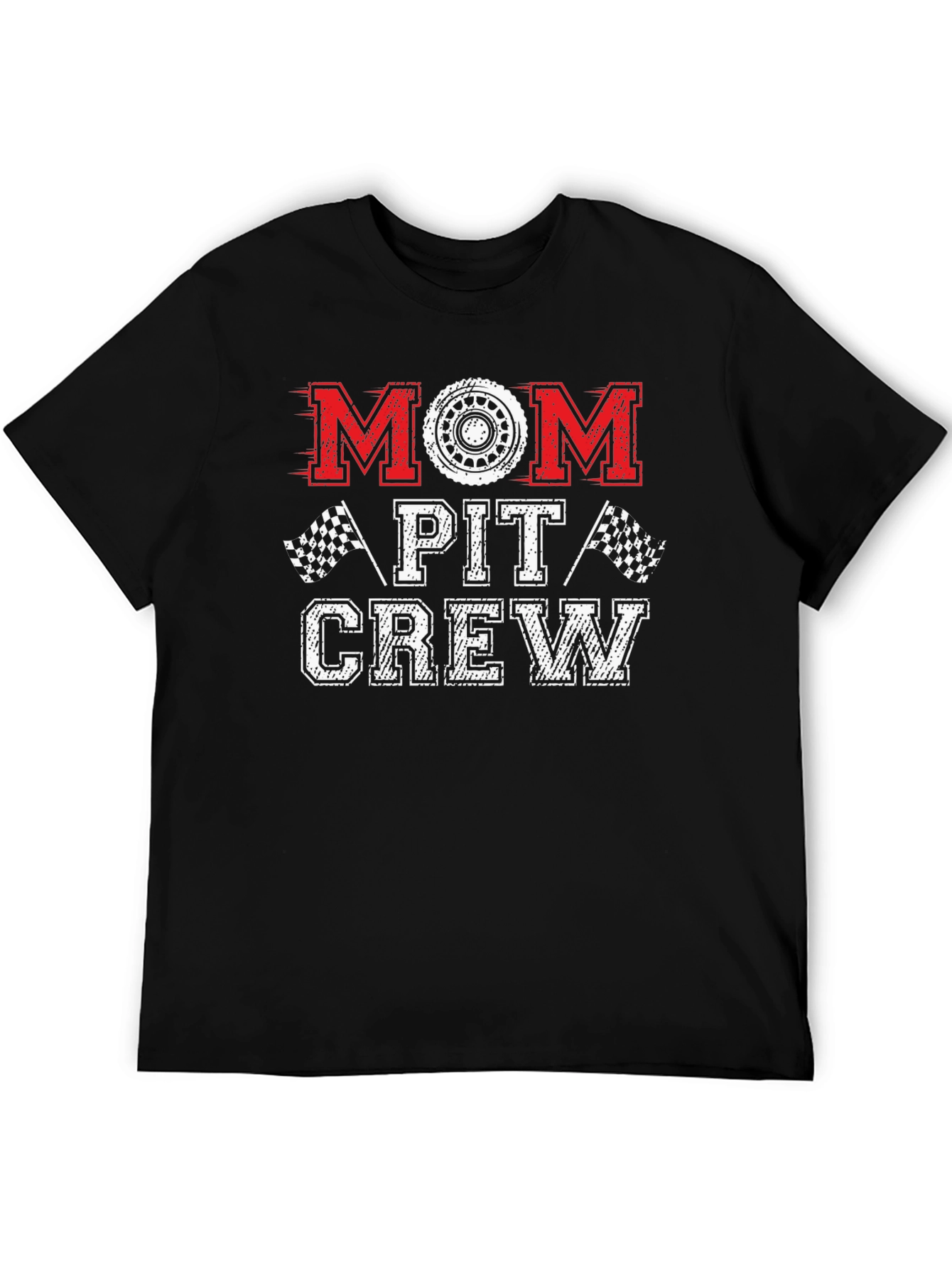 Mom Pit Crew Graphic T-Shirt