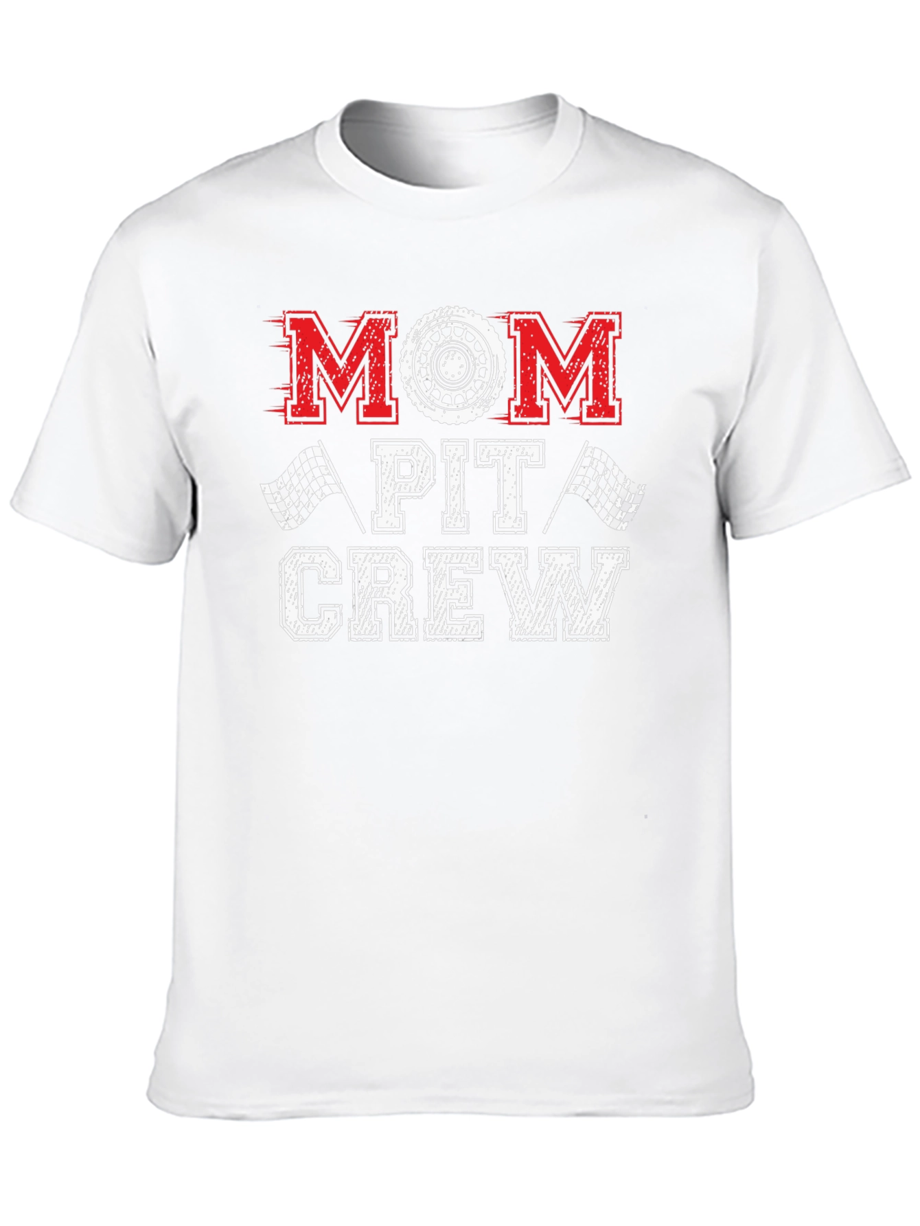 Mom Pit Crew Graphic T-Shirt