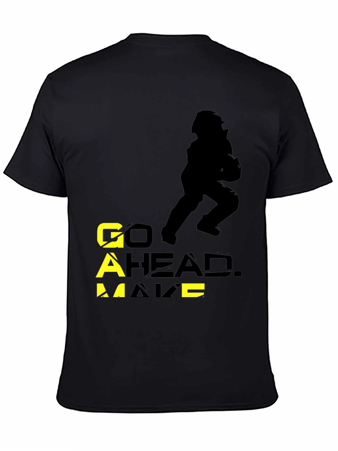 Go Ahead. Make a Move Black Graphic Tee