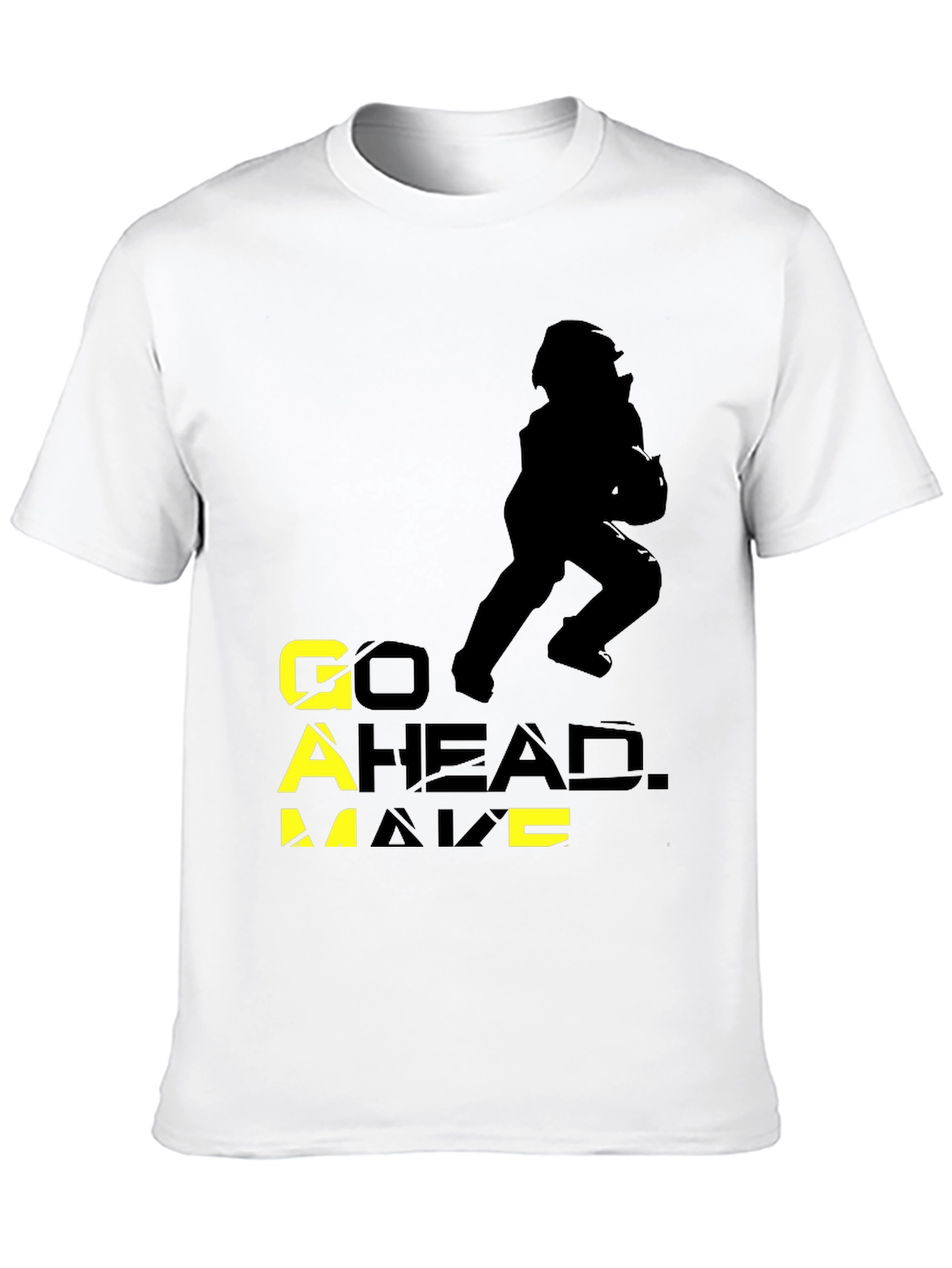 Go Ahead. Make a Move Black Graphic Tee