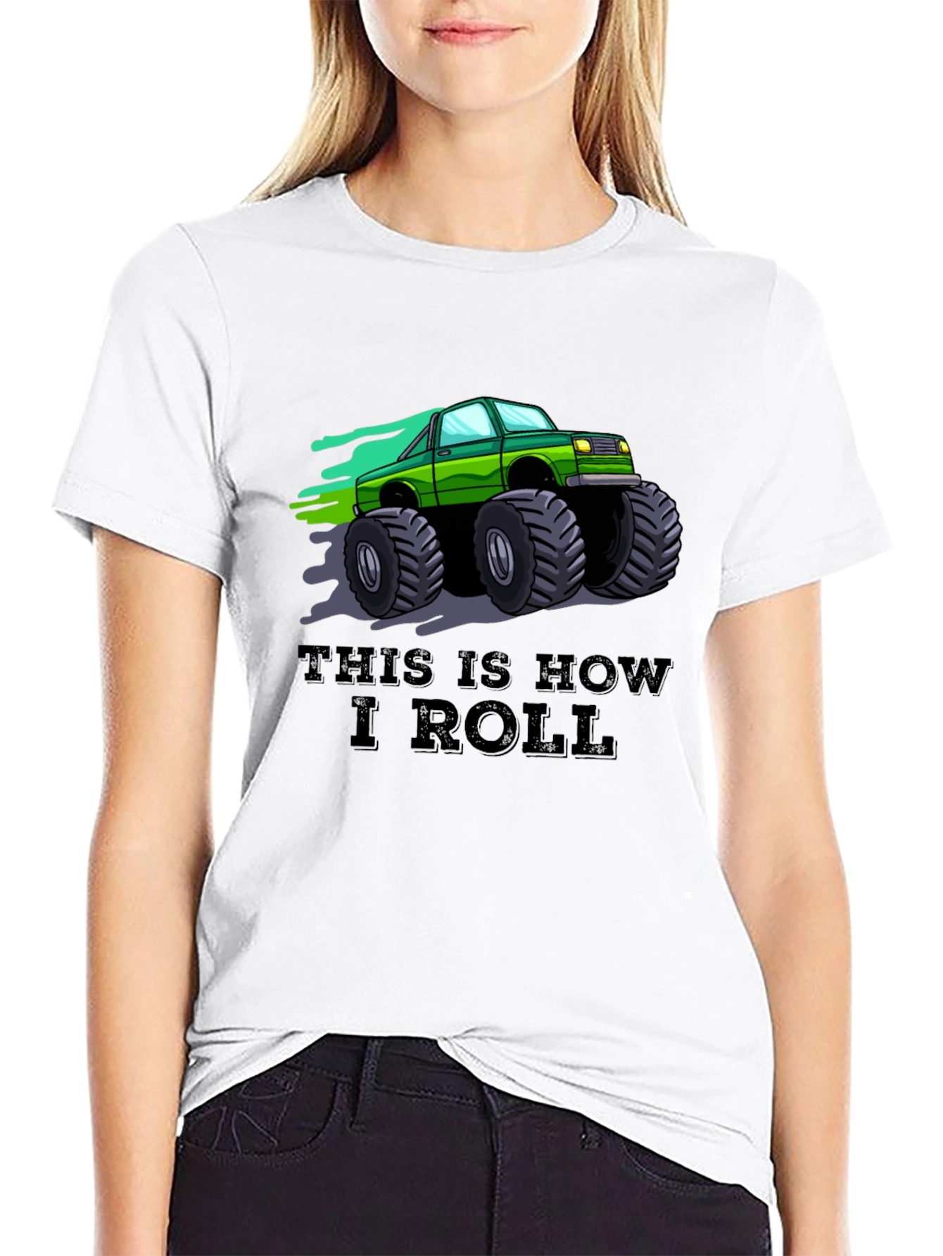 This is How I Roll Monster Truck Graphic Tee