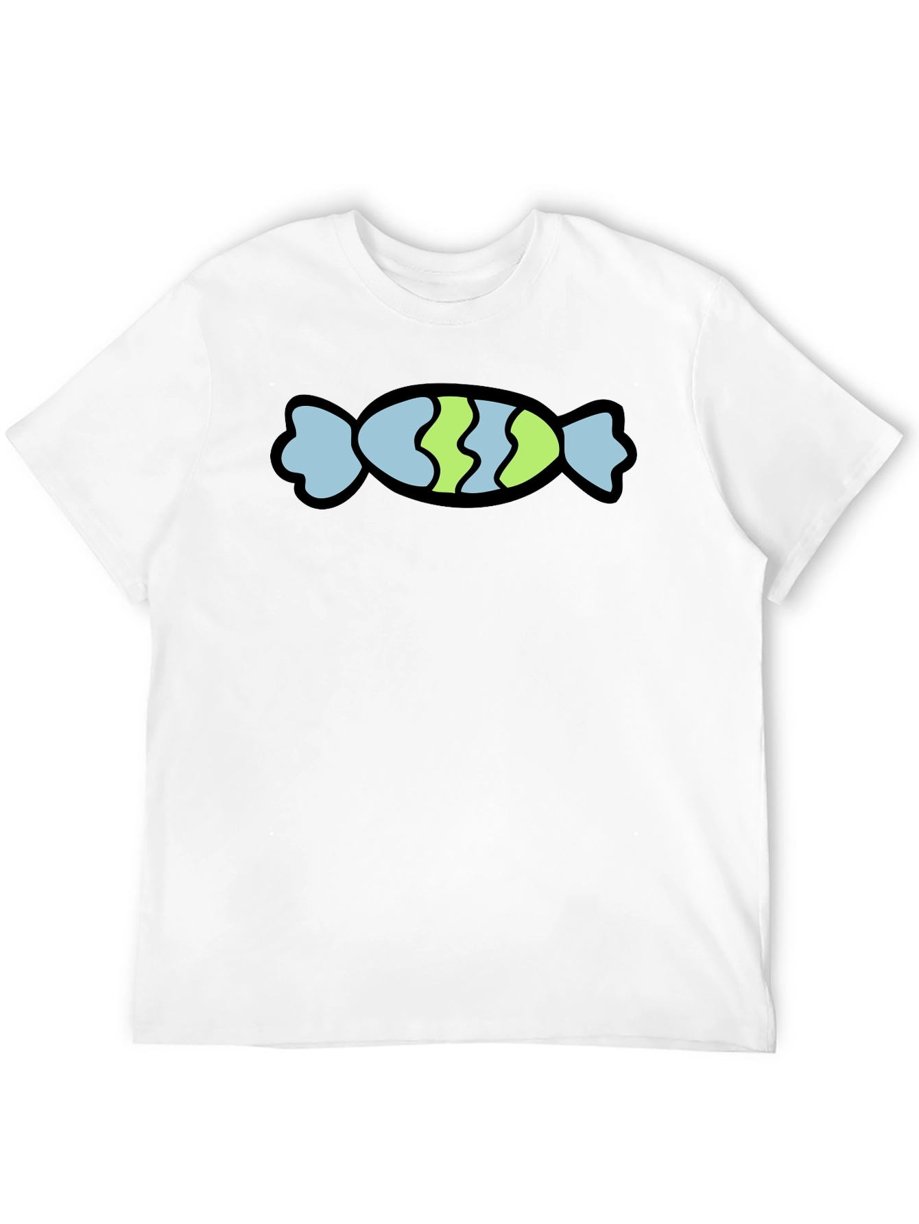 Candy Graphic T-Shirt - Black Cotton Tee