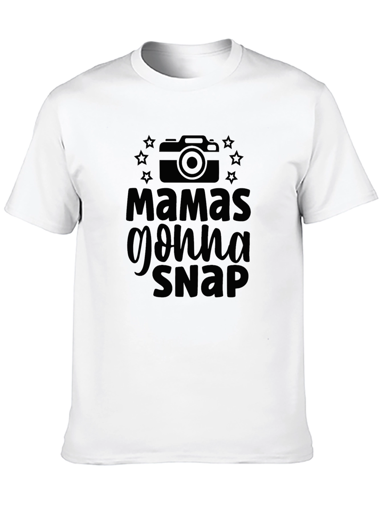 Mamas Gonna Snap Black Graphic T-Shirt