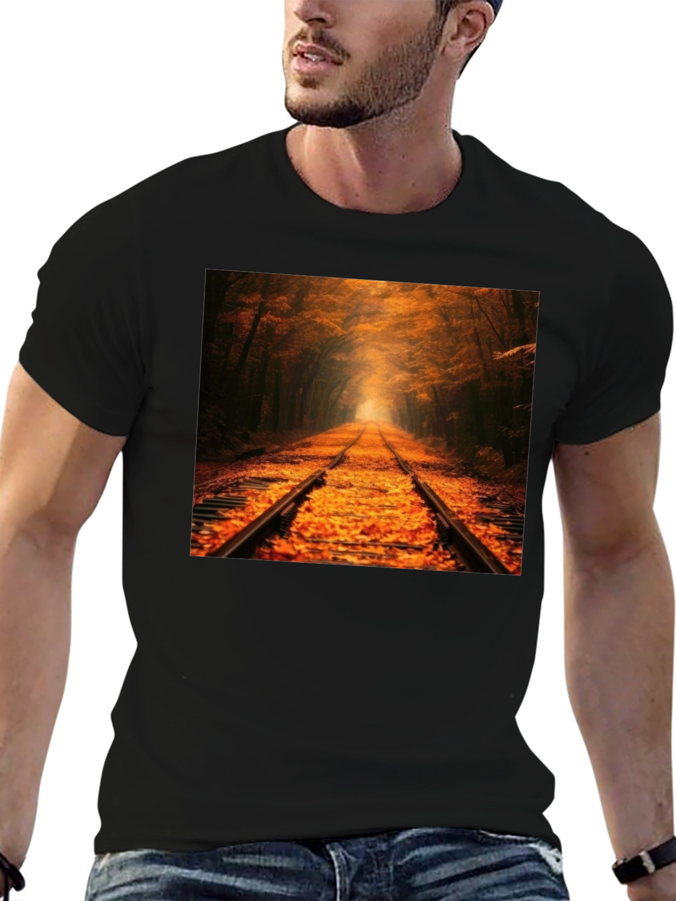 Autumn Rails Graphic Tee - Natures Path