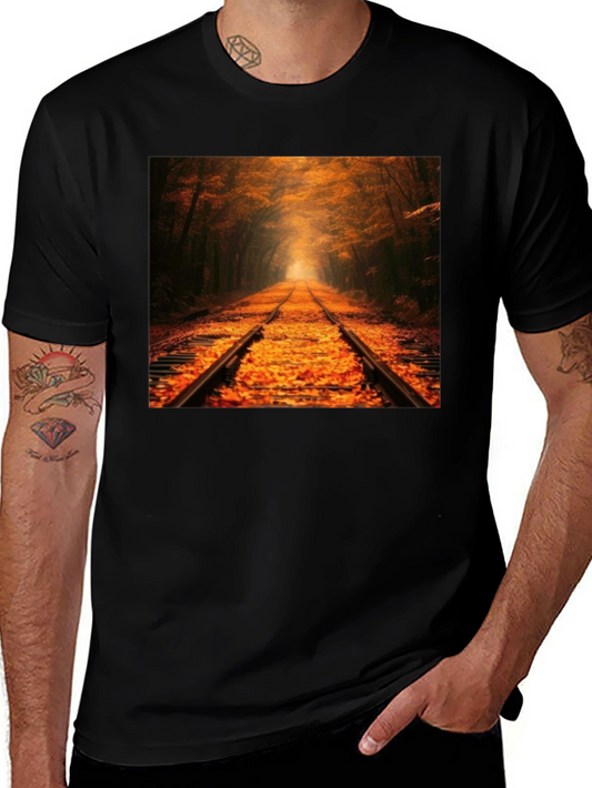 Autumn Rails Graphic Tee - Natures Path