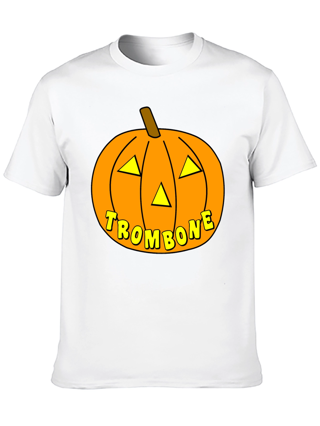 Trombone Pumpkin Halloween T-Shirt