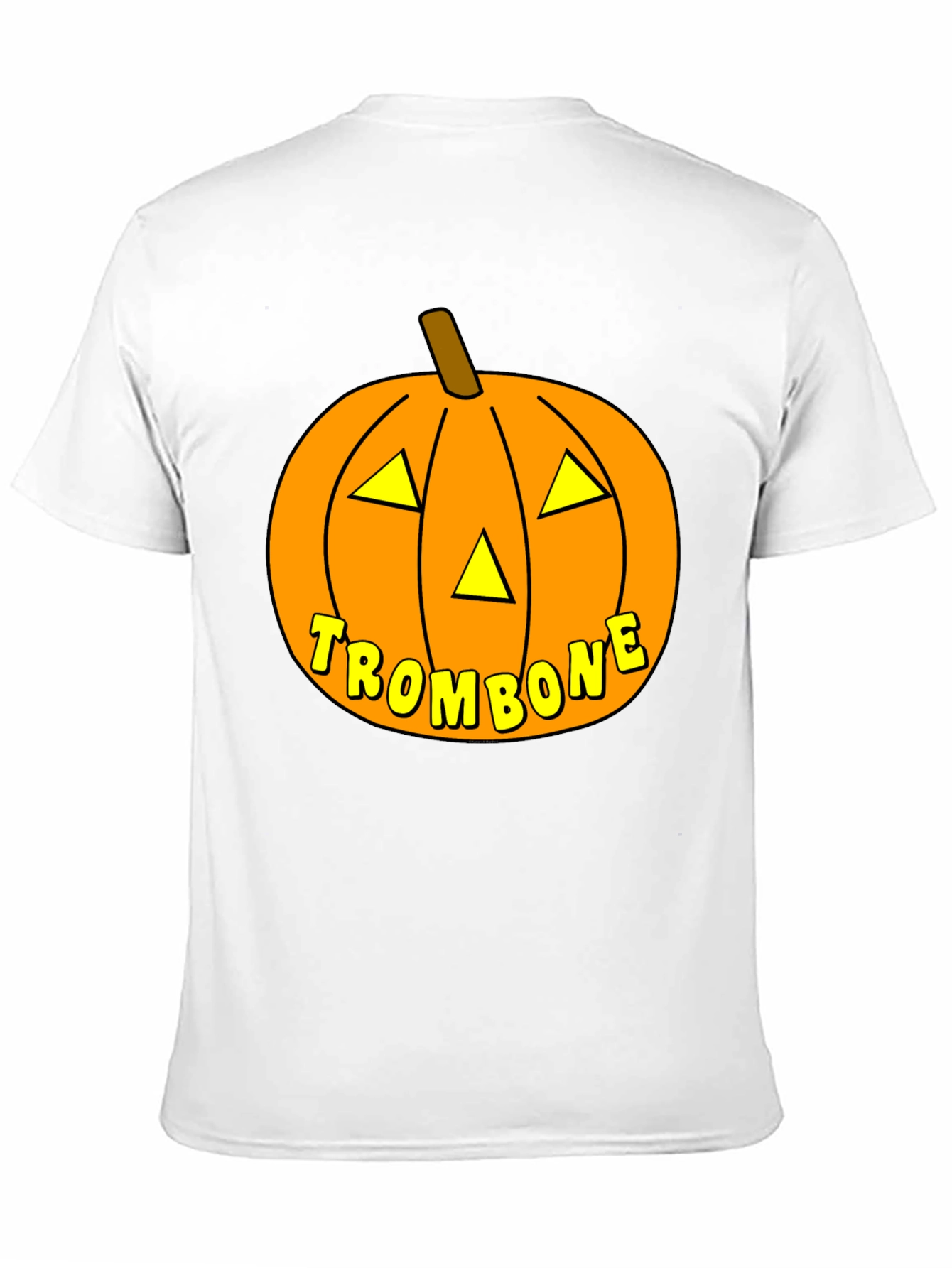 Trombone Pumpkin Halloween T-Shirt