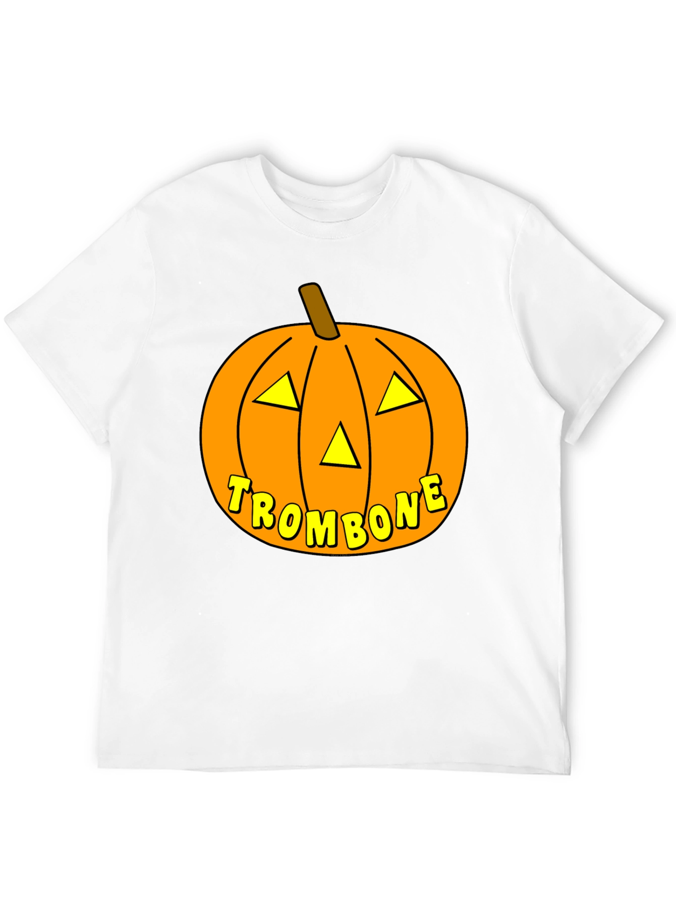 Trombone Pumpkin Halloween T-Shirt