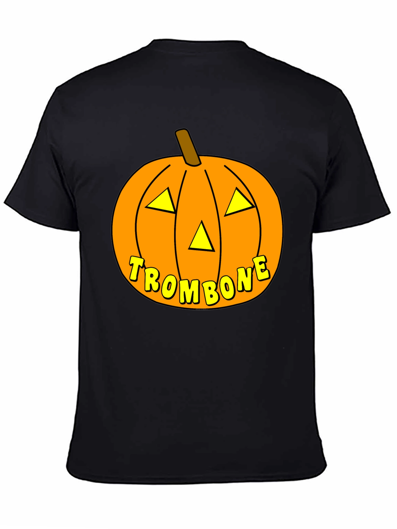 Trombone Pumpkin Halloween T-Shirt