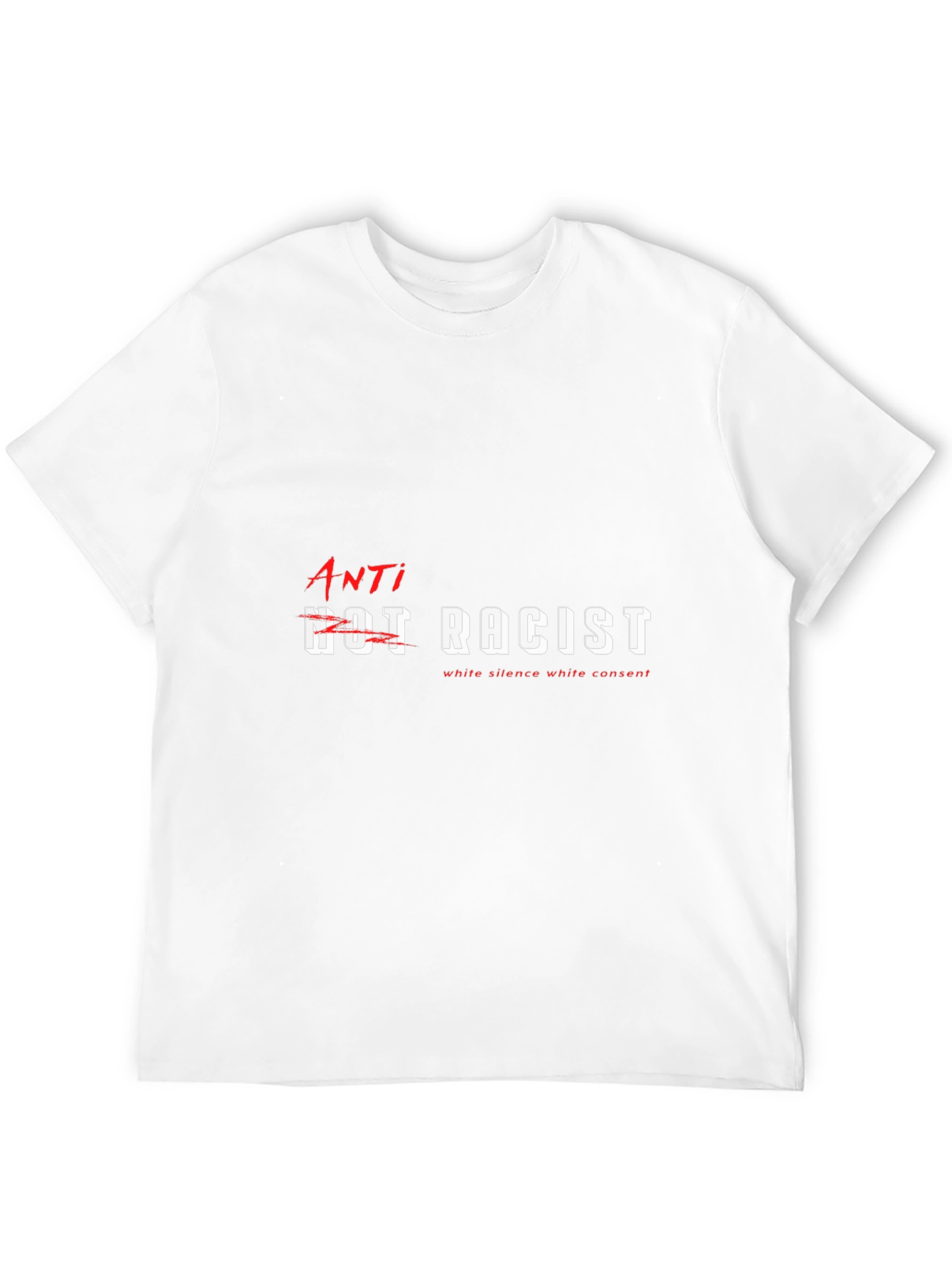 Anti-Racist Graphic T-Shirt - Black