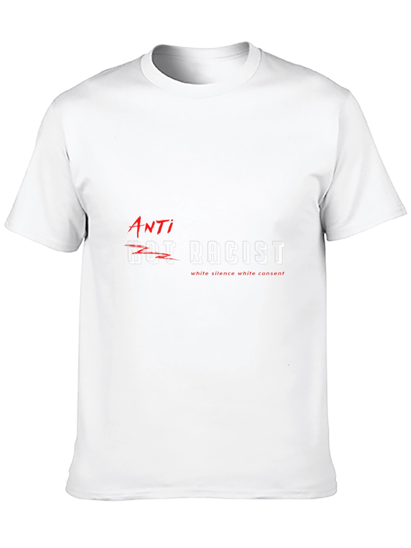 Anti-Racist Graphic T-Shirt - Black