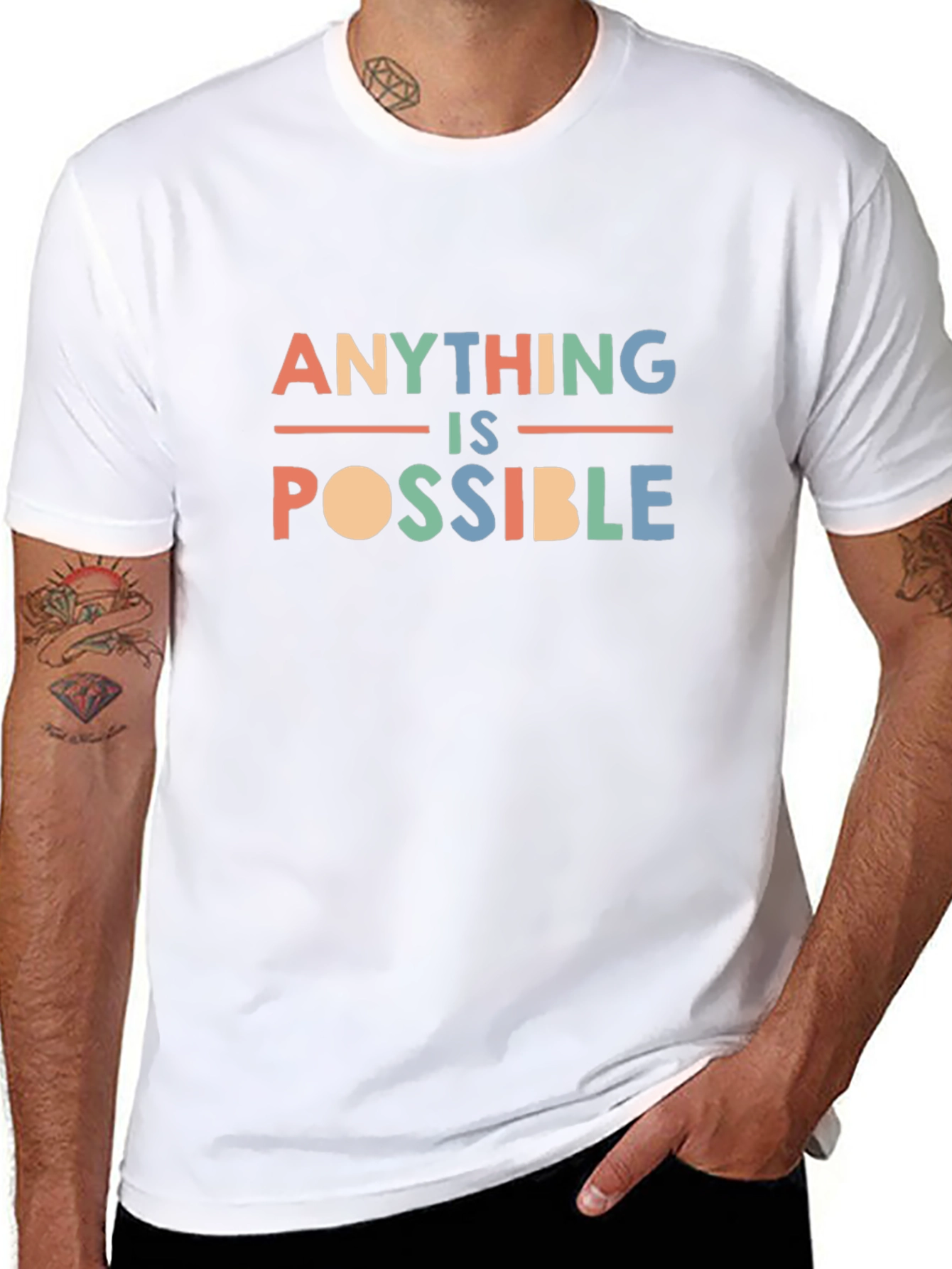 Inspirational Anything Is Possible Graphic Tee
