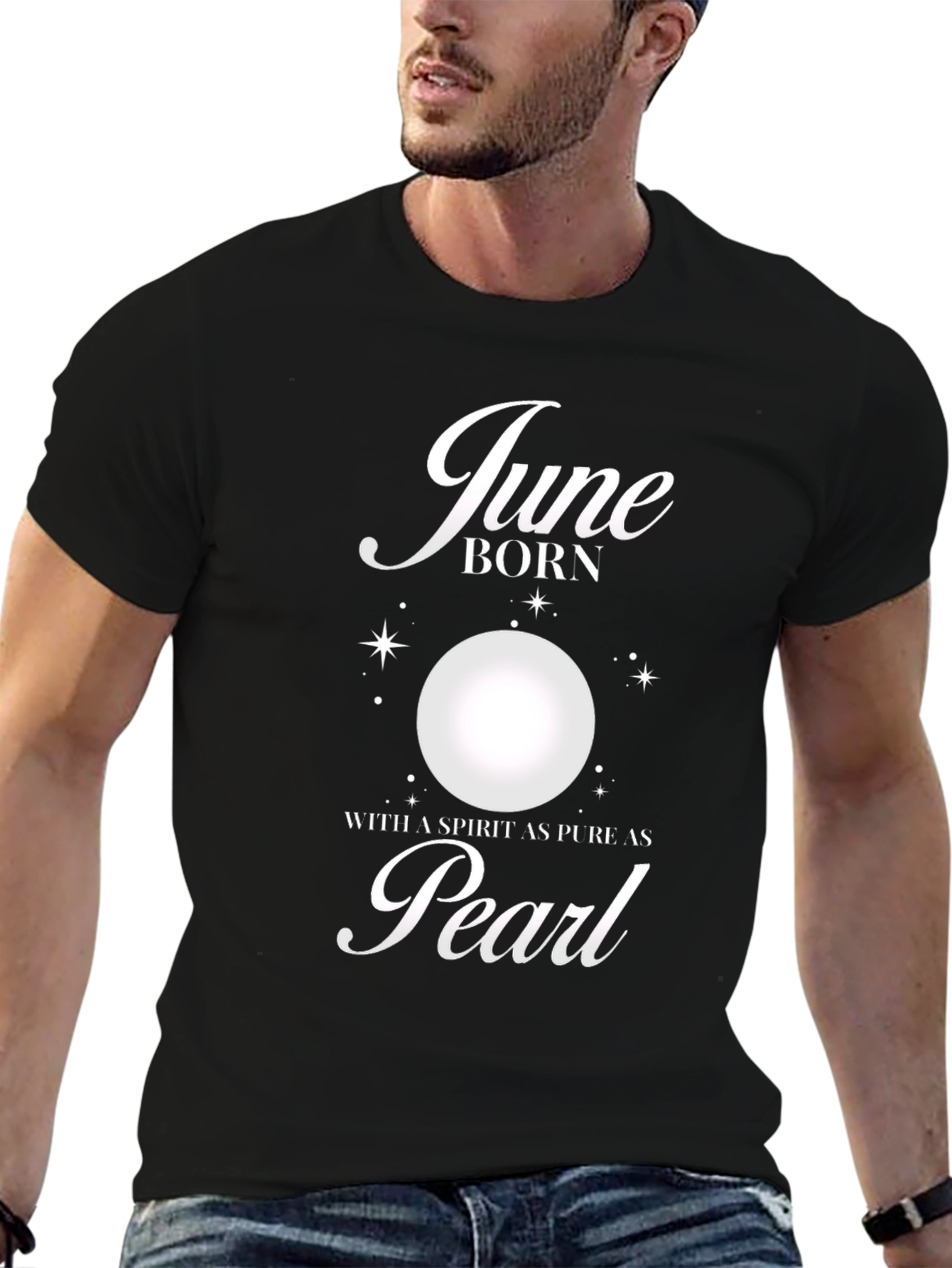 June Born Pearl Spirit Graphic T-Shirt
