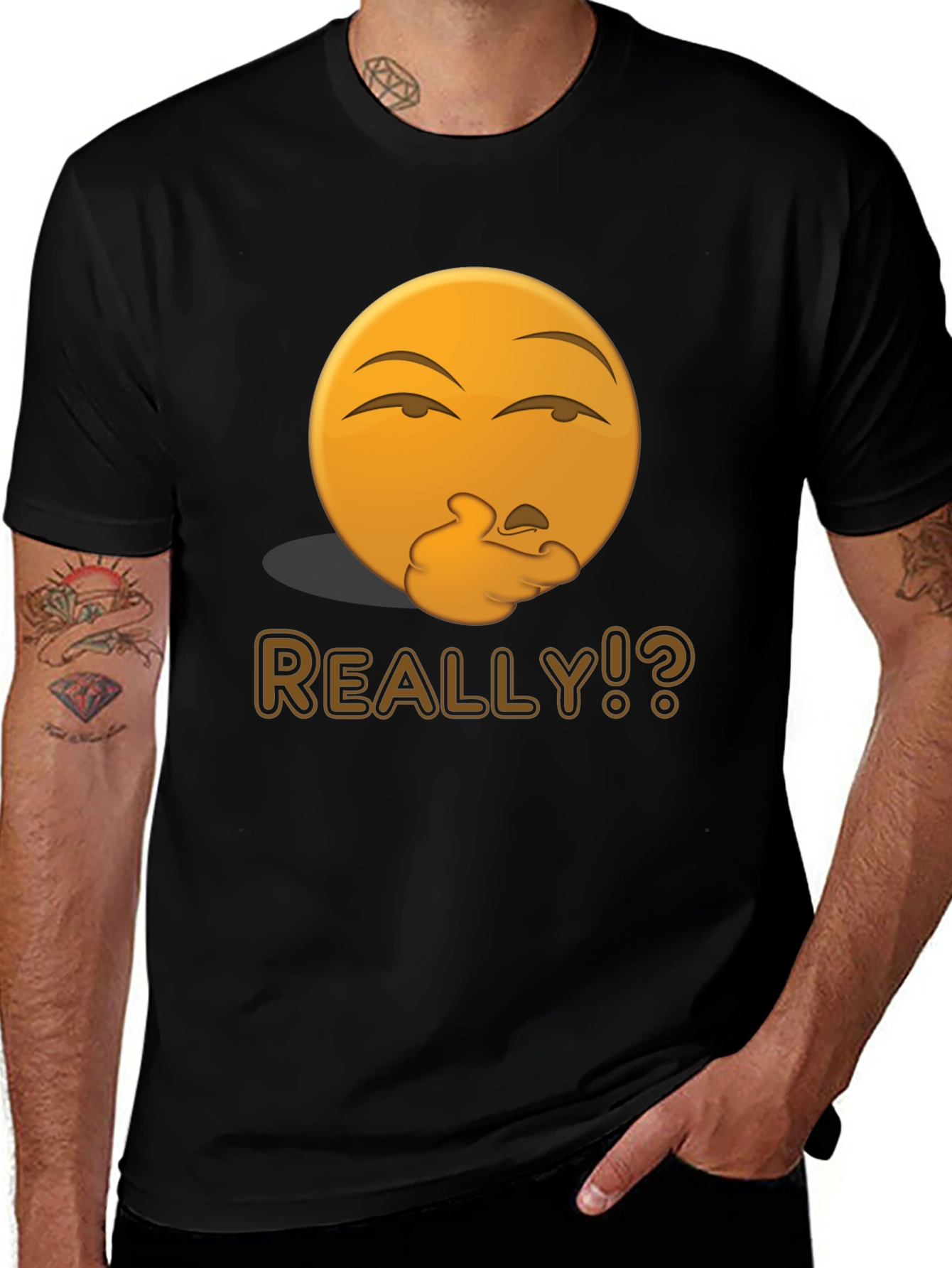Really Emoji Graphic T-Shirt
