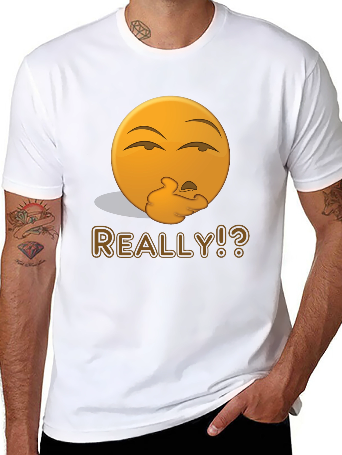 Really Emoji Graphic T-Shirt