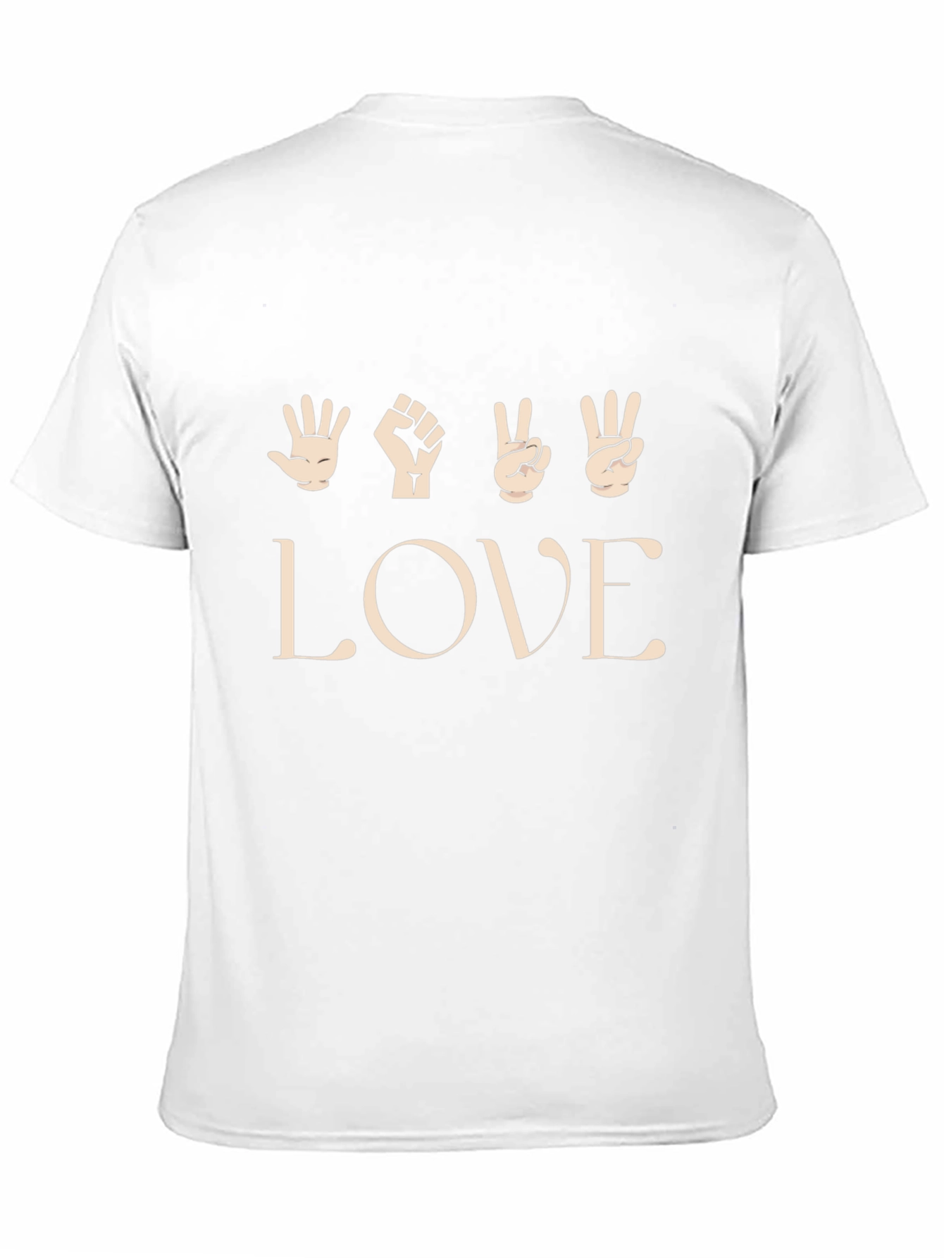 Peace Love Unity Mens Graphic Tee