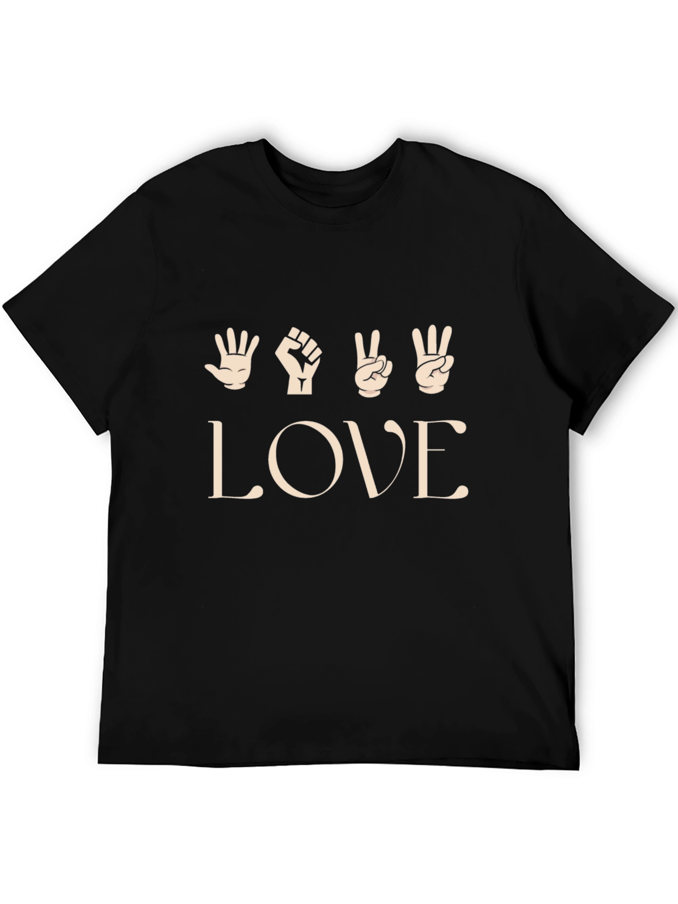 Peace Love Unity Mens Graphic Tee