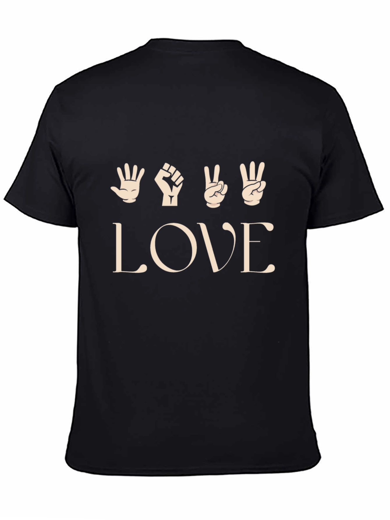 Peace Love Unity Mens Graphic Tee