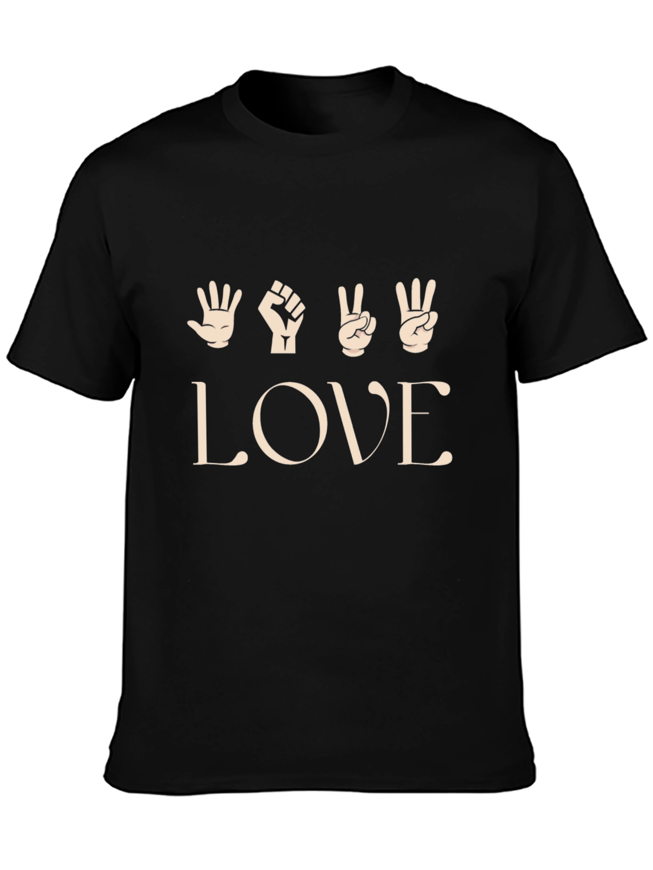 Peace Love Unity Mens Graphic Tee