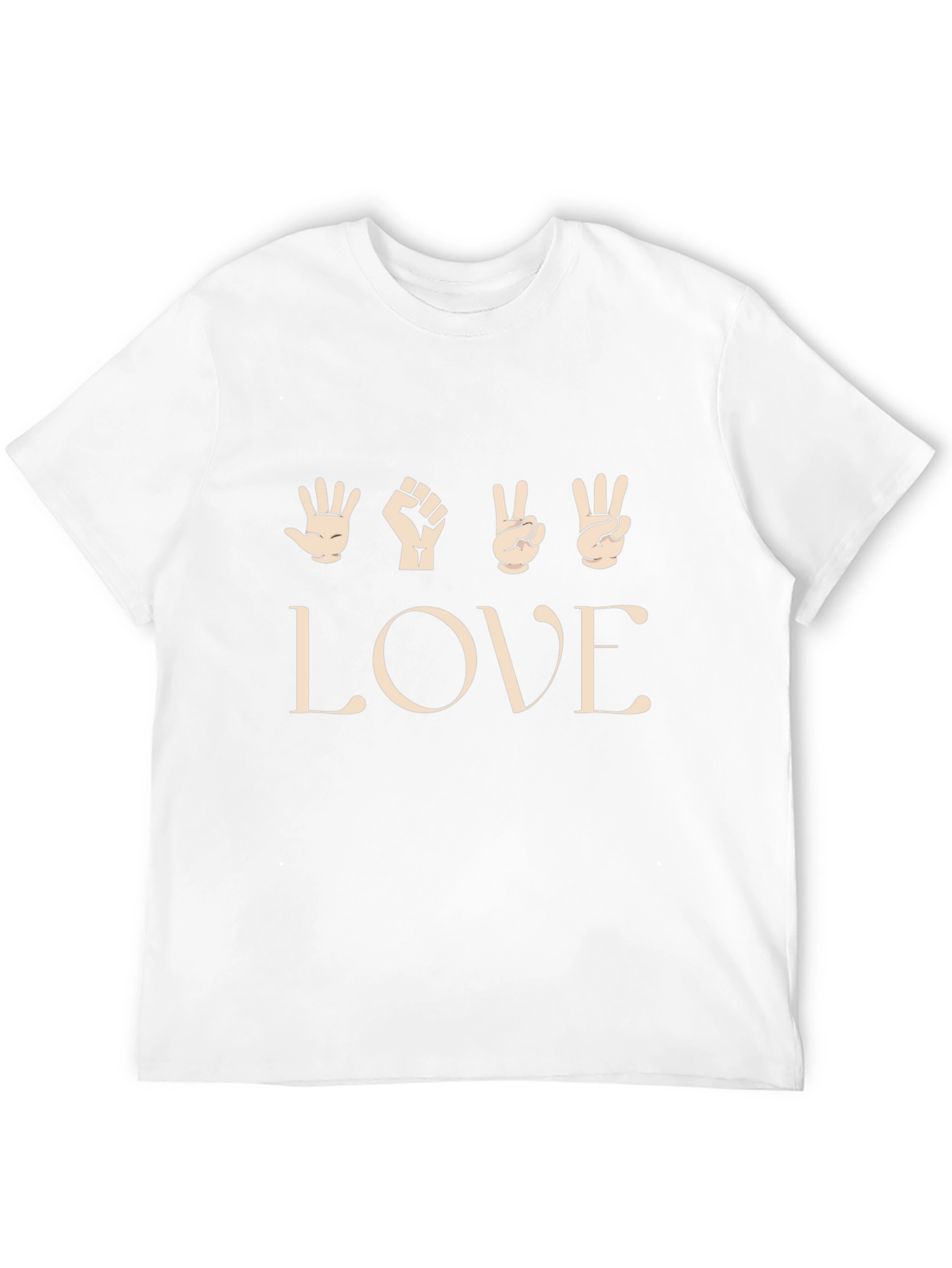 Peace Love Unity Mens Graphic Tee
