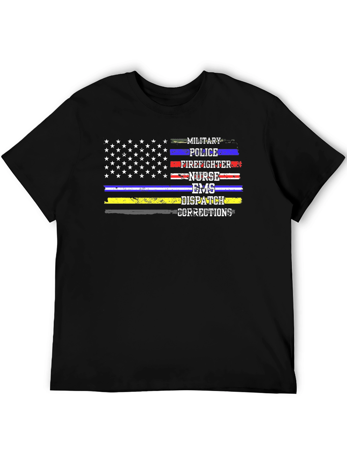 Patriotic Public Service Flag T-Shirt